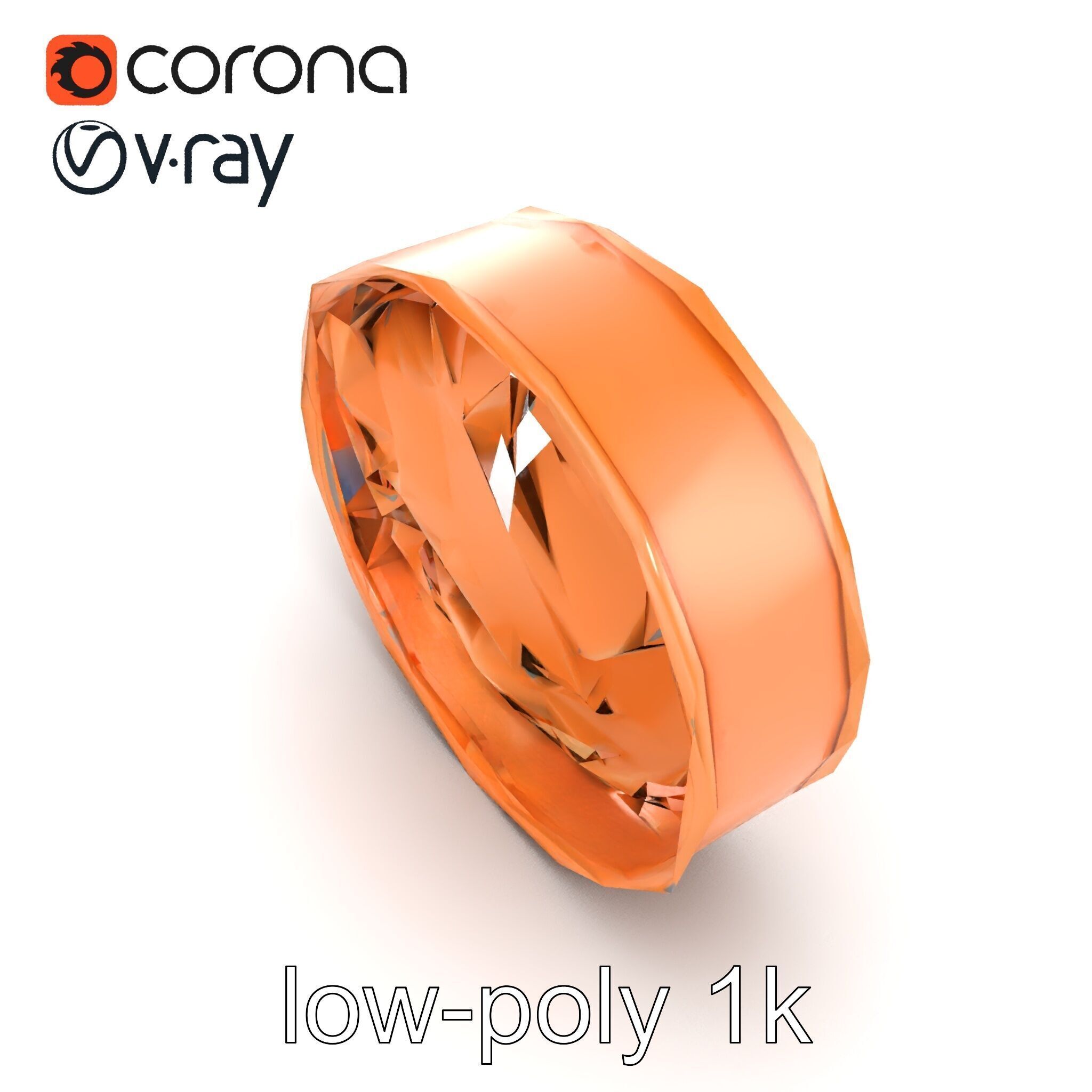 Luxury Hat Box Satin-Lined Elegance Model Pack Low-poly 3D model_20