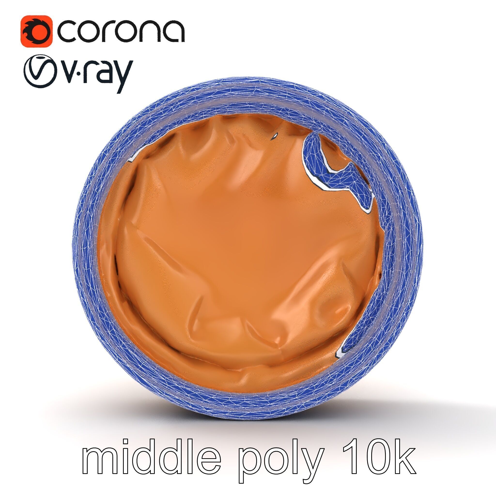 Luxury Hat Box Satin-Lined Elegance Model Pack Low-poly 3D model_31