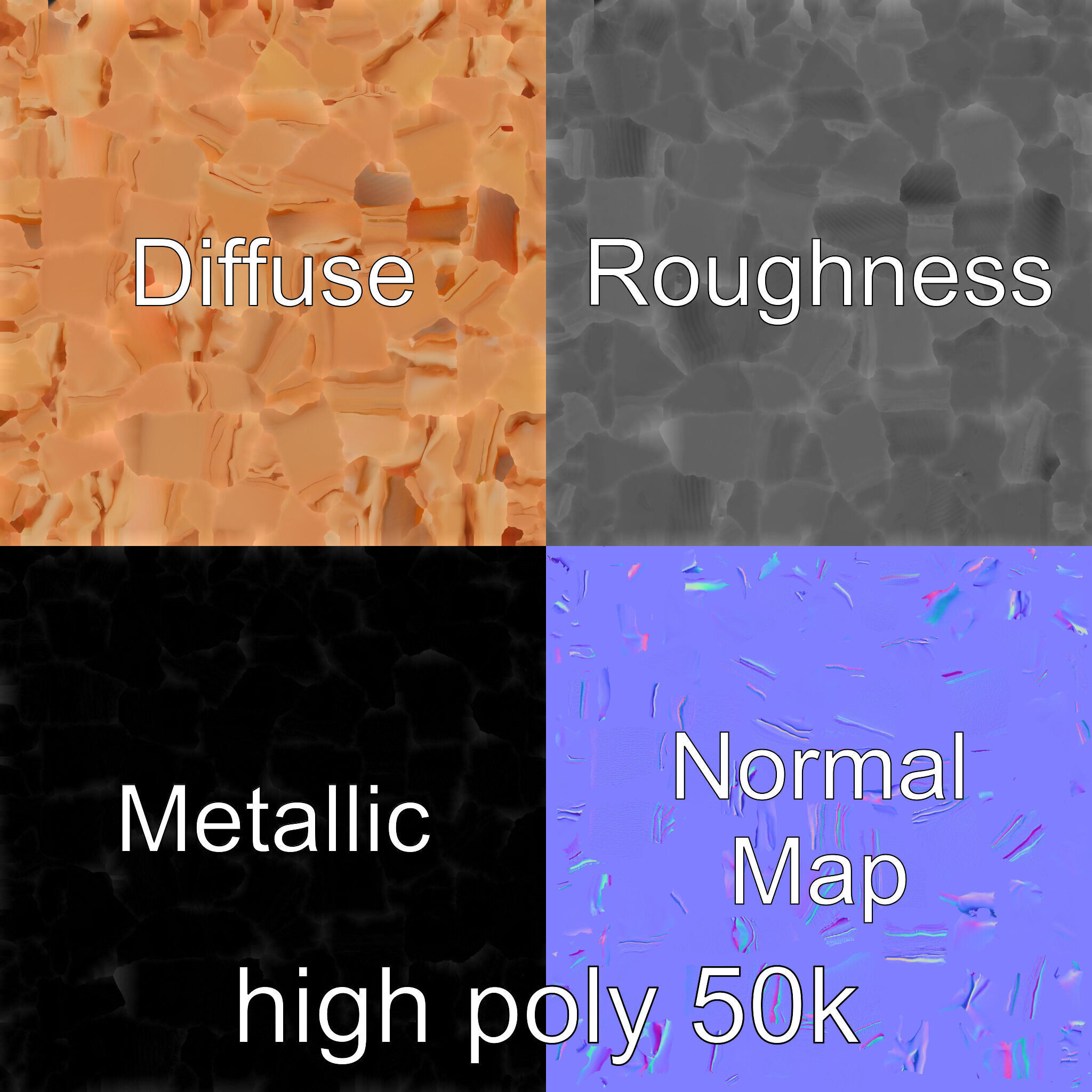 Luxury Hat Box Satin-Lined Elegance Model Pack Low-poly 3D model_3