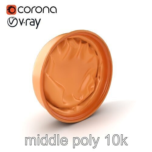 Luxury Hat Box Satin-Lined Elegance Model Pack Low-poly 3D model