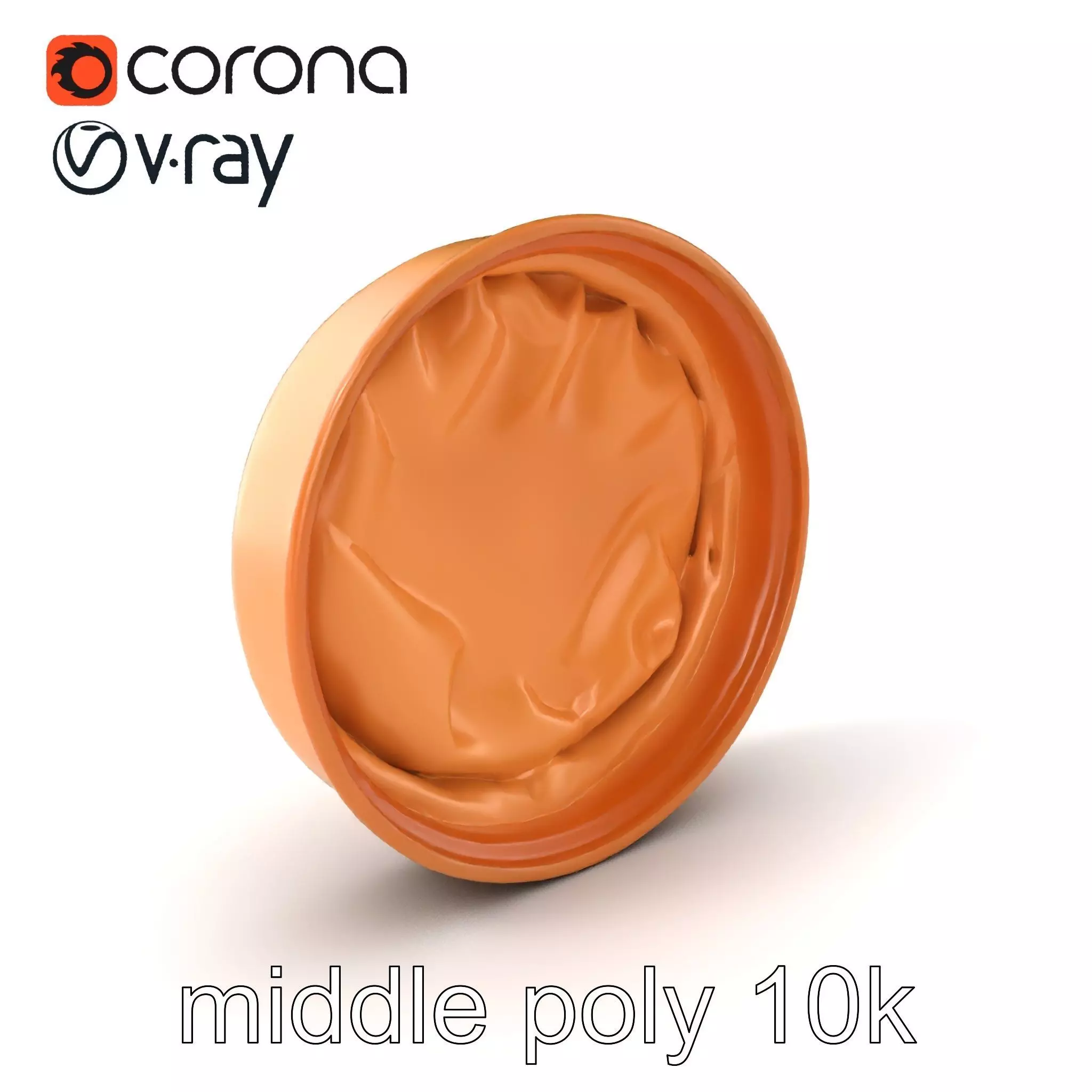 Luxury Hat Box Satin-Lined Elegance Model Pack Low-poly 3D model_0