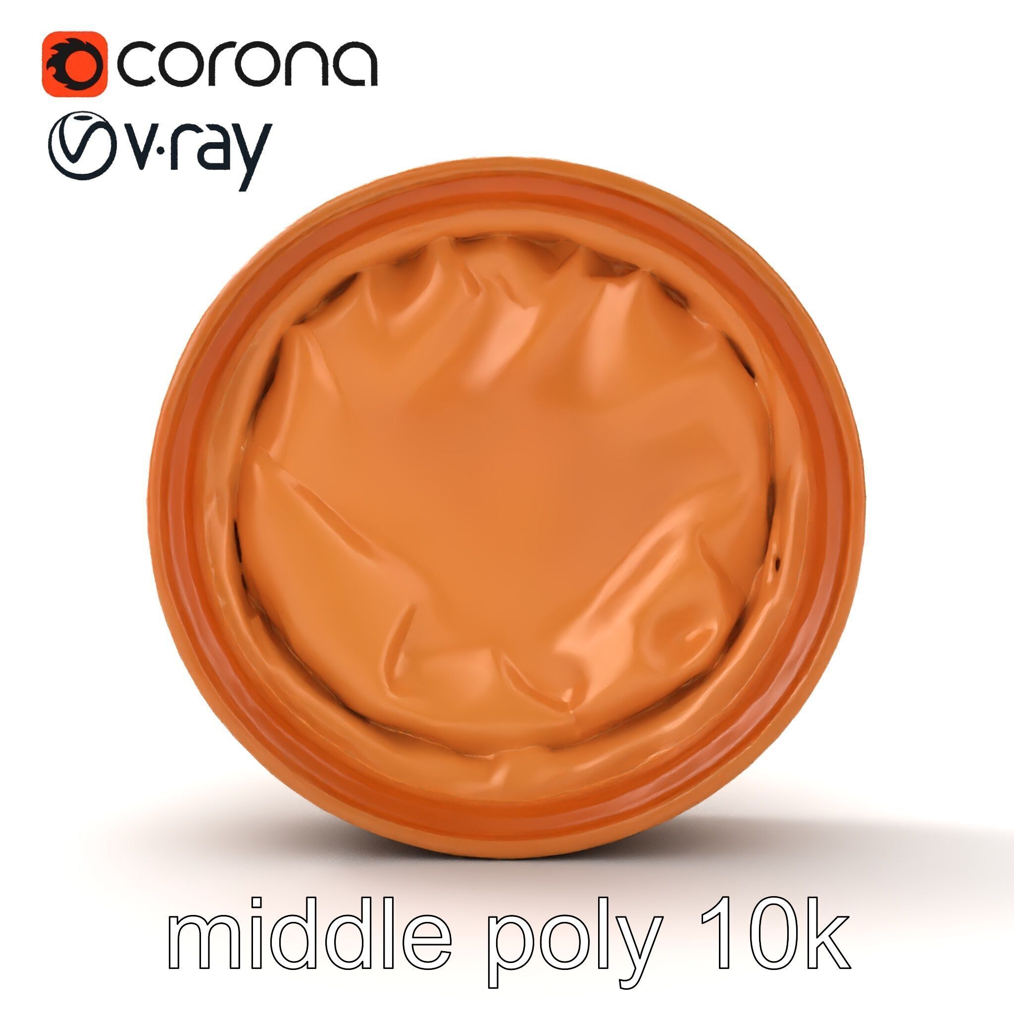 Luxury Hat Box Satin-Lined Elegance Model Pack Low-poly 3D model_17