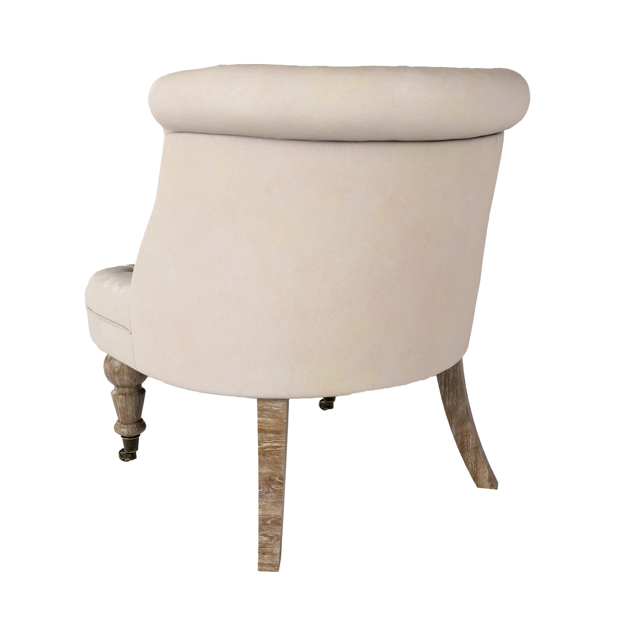 Chair Low-poly 3D model_4