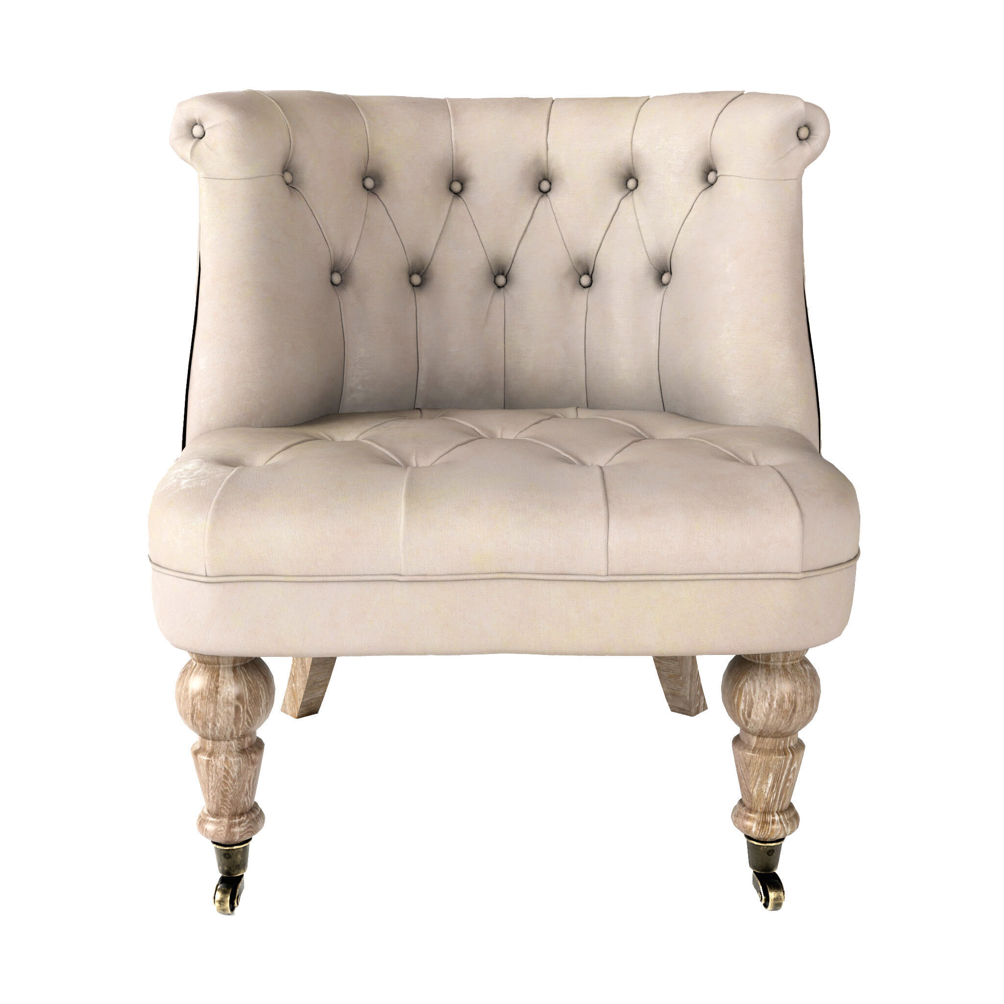 Chair Low-poly 3D model_3