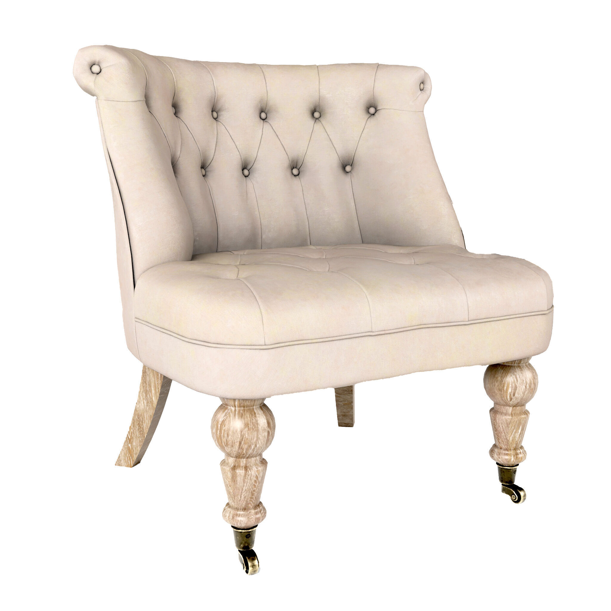 Chair Low-poly 3D model_1