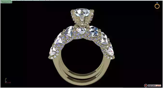 Goldsmith Rad Jewelry 2 Rings Model Set - Almi