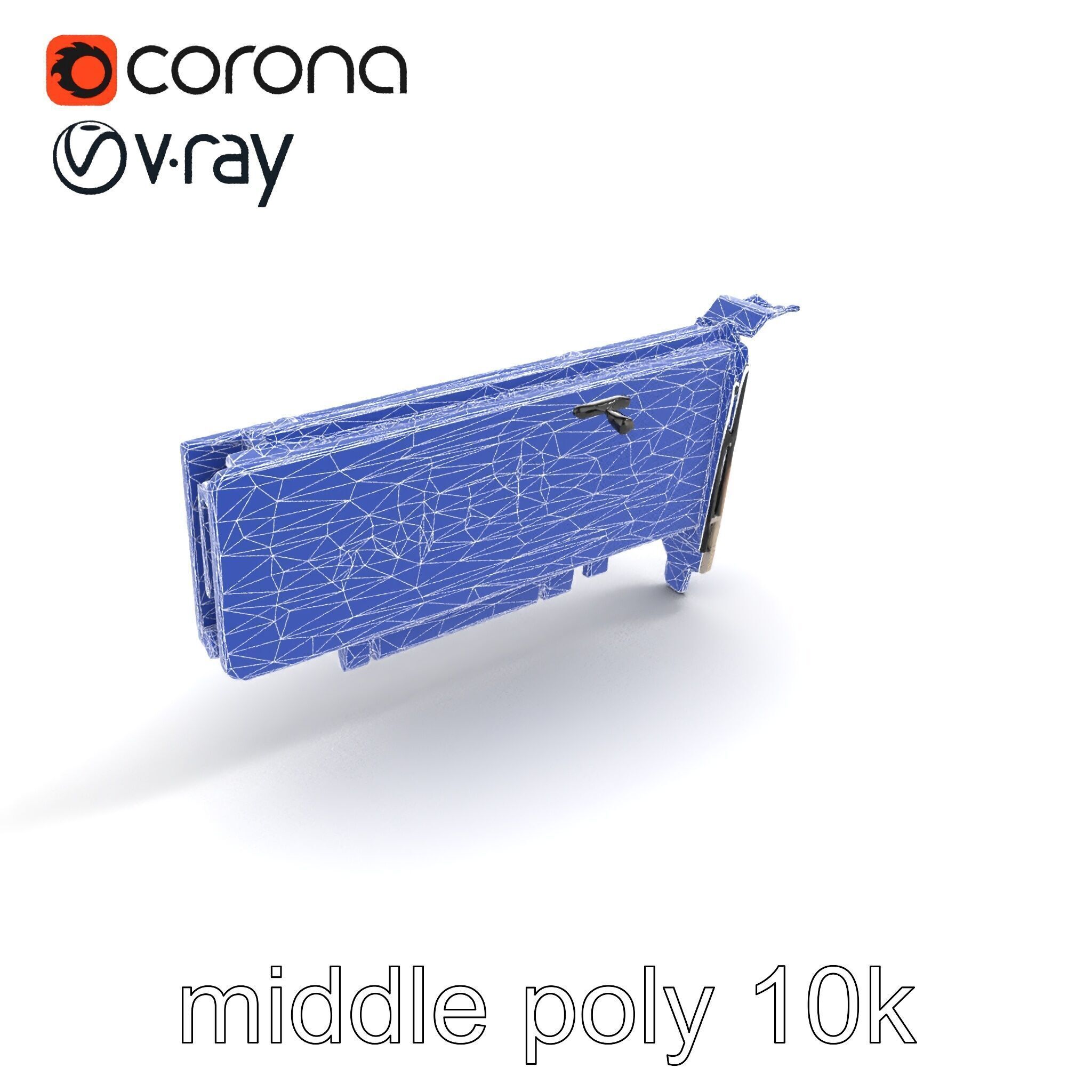 High-Definition Sound Card Audio Control model pack Low-poly 3D model_10