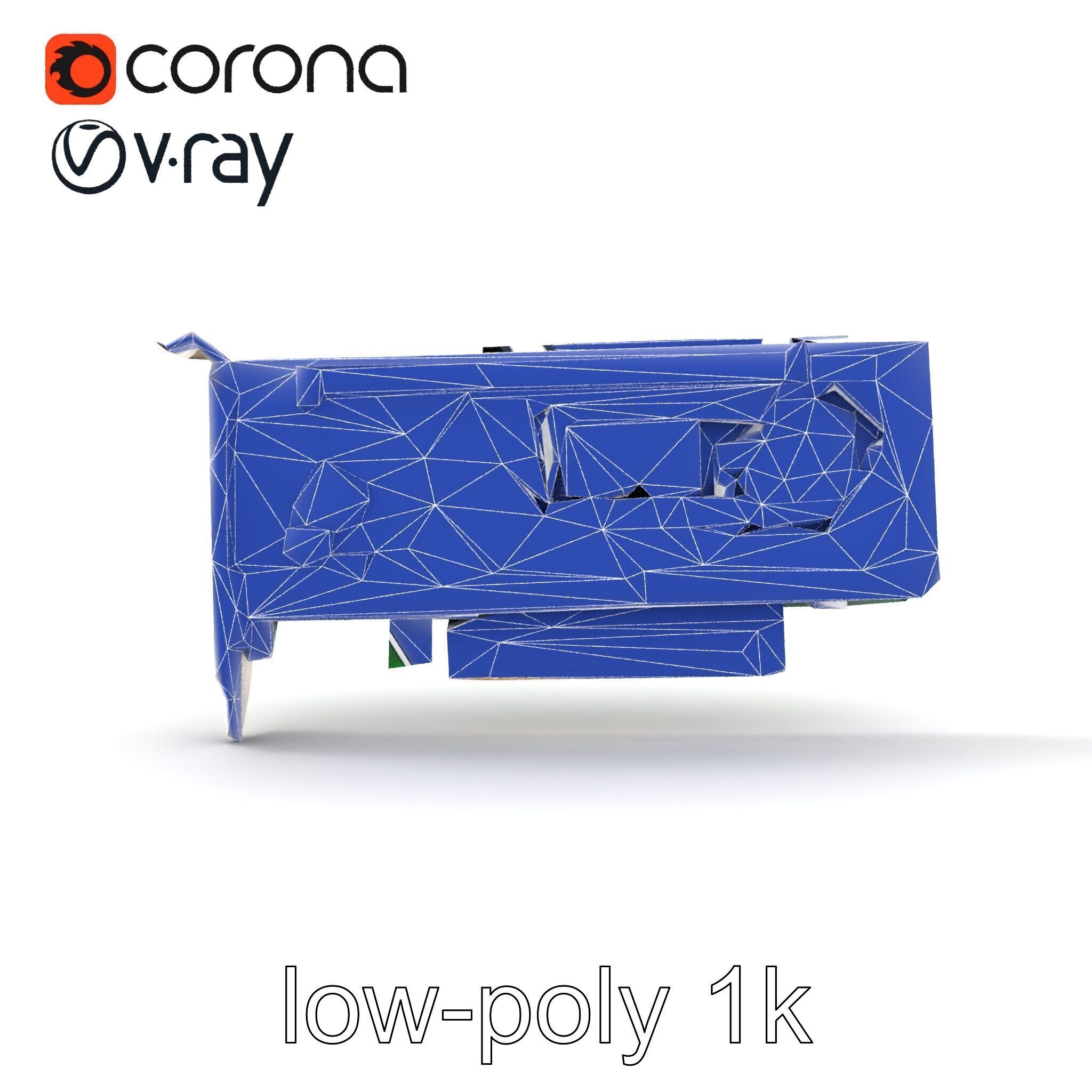 High-Definition Sound Card Audio Control model pack Low-poly 3D model_27