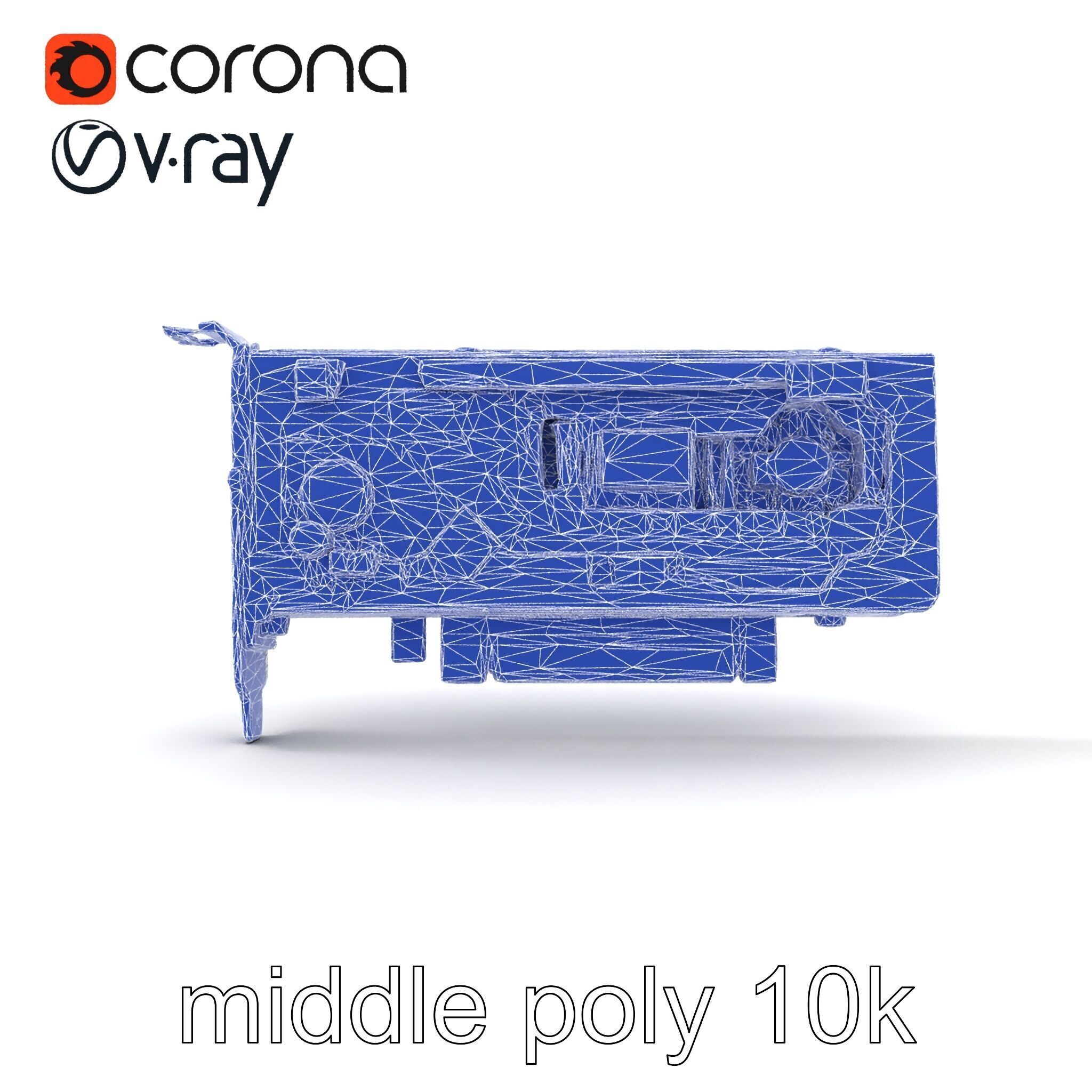 High-Definition Sound Card Audio Control model pack Low-poly 3D model_24