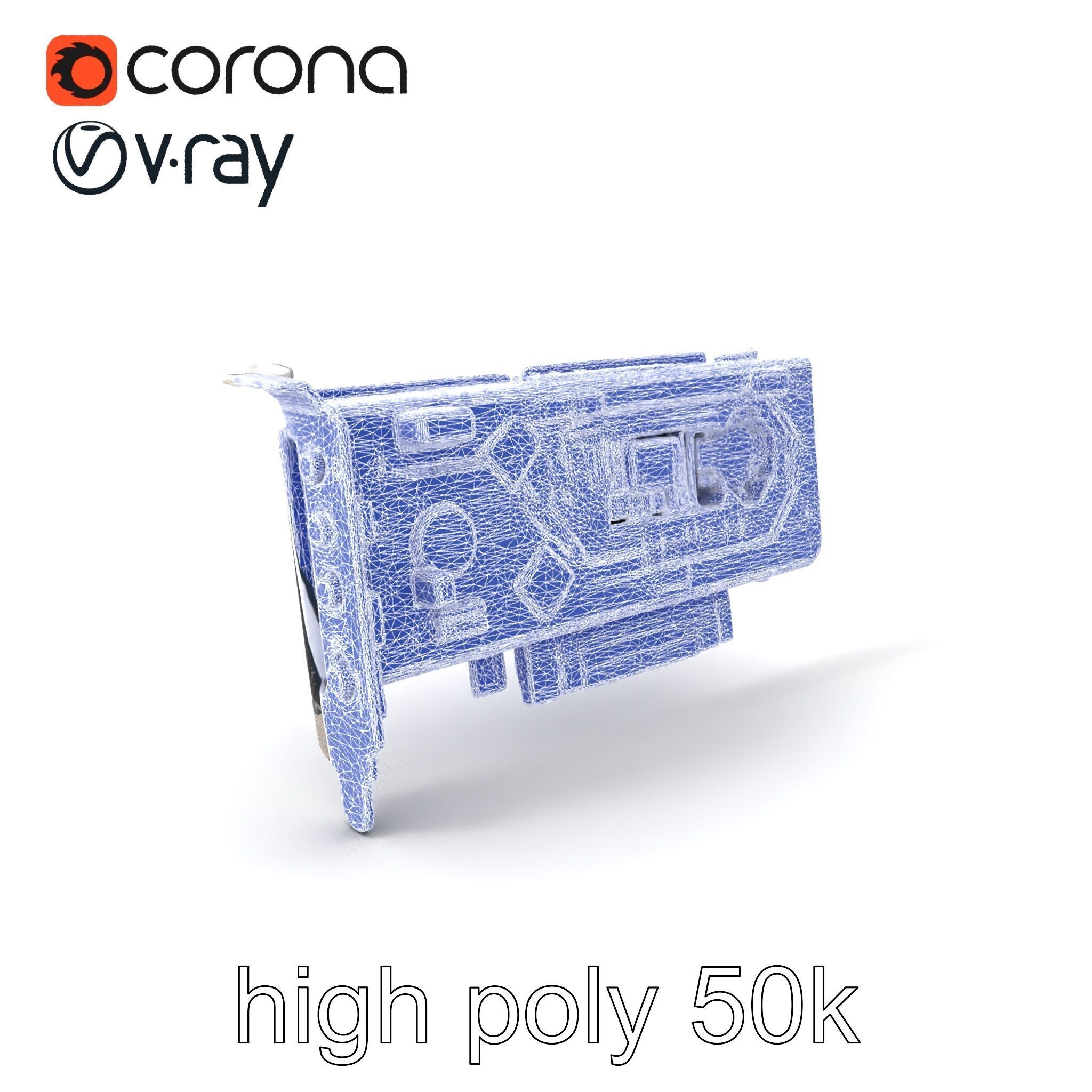 High-Definition Sound Card Audio Control model pack Low-poly 3D model_1