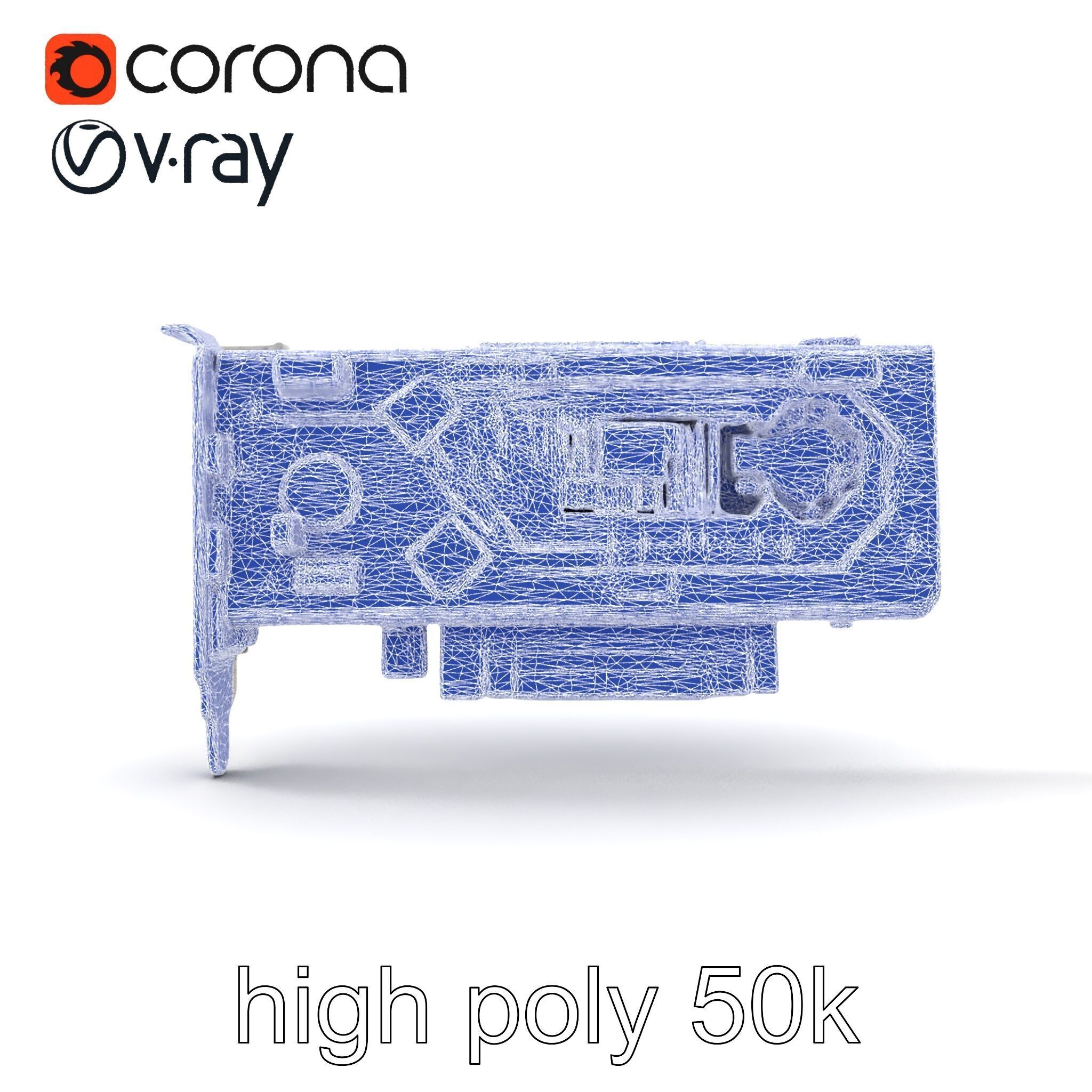 High-Definition Sound Card Audio Control model pack Low-poly 3D model_16