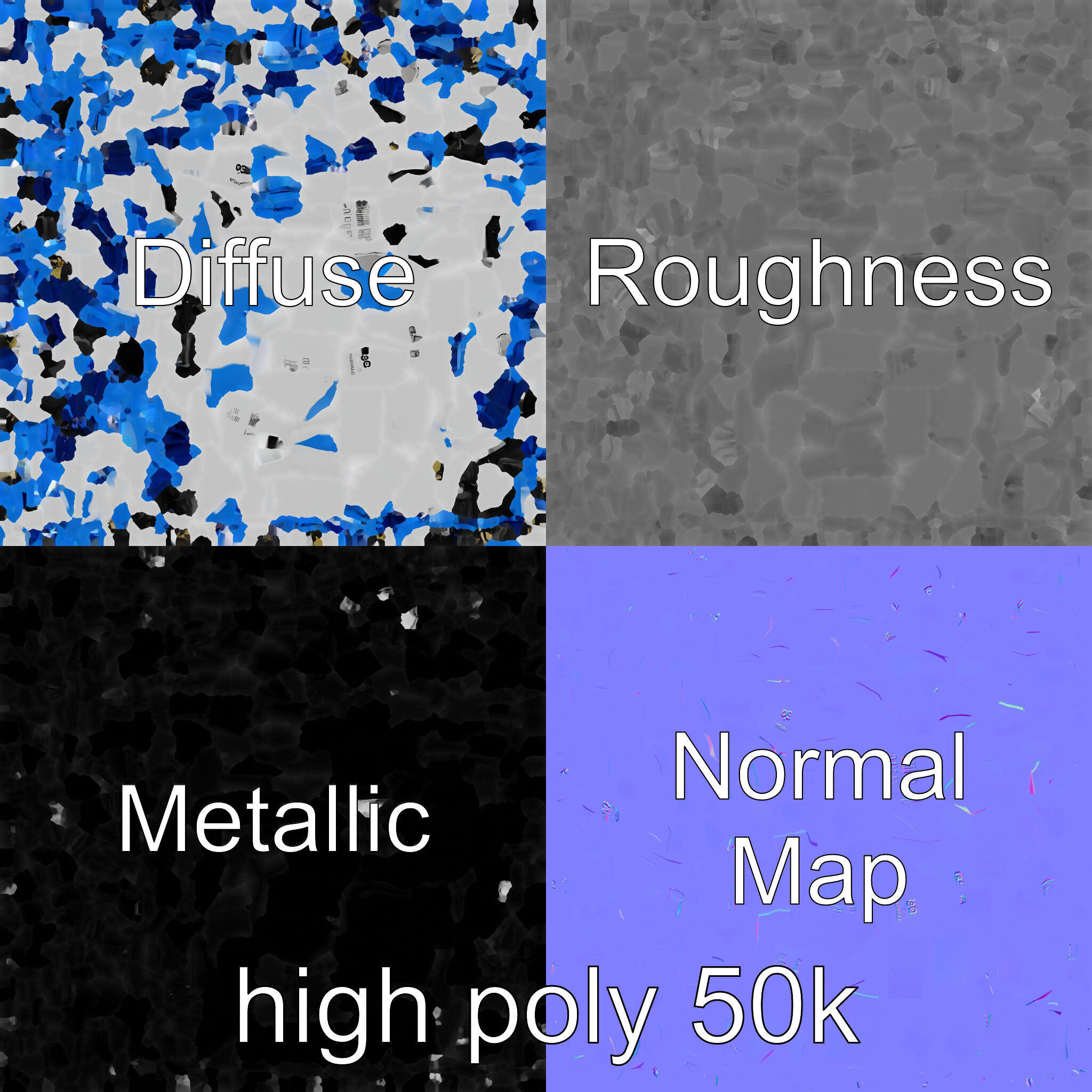 Sleek SSD Drive Anodized Aluminum Model Pack Low-poly 3D model_3