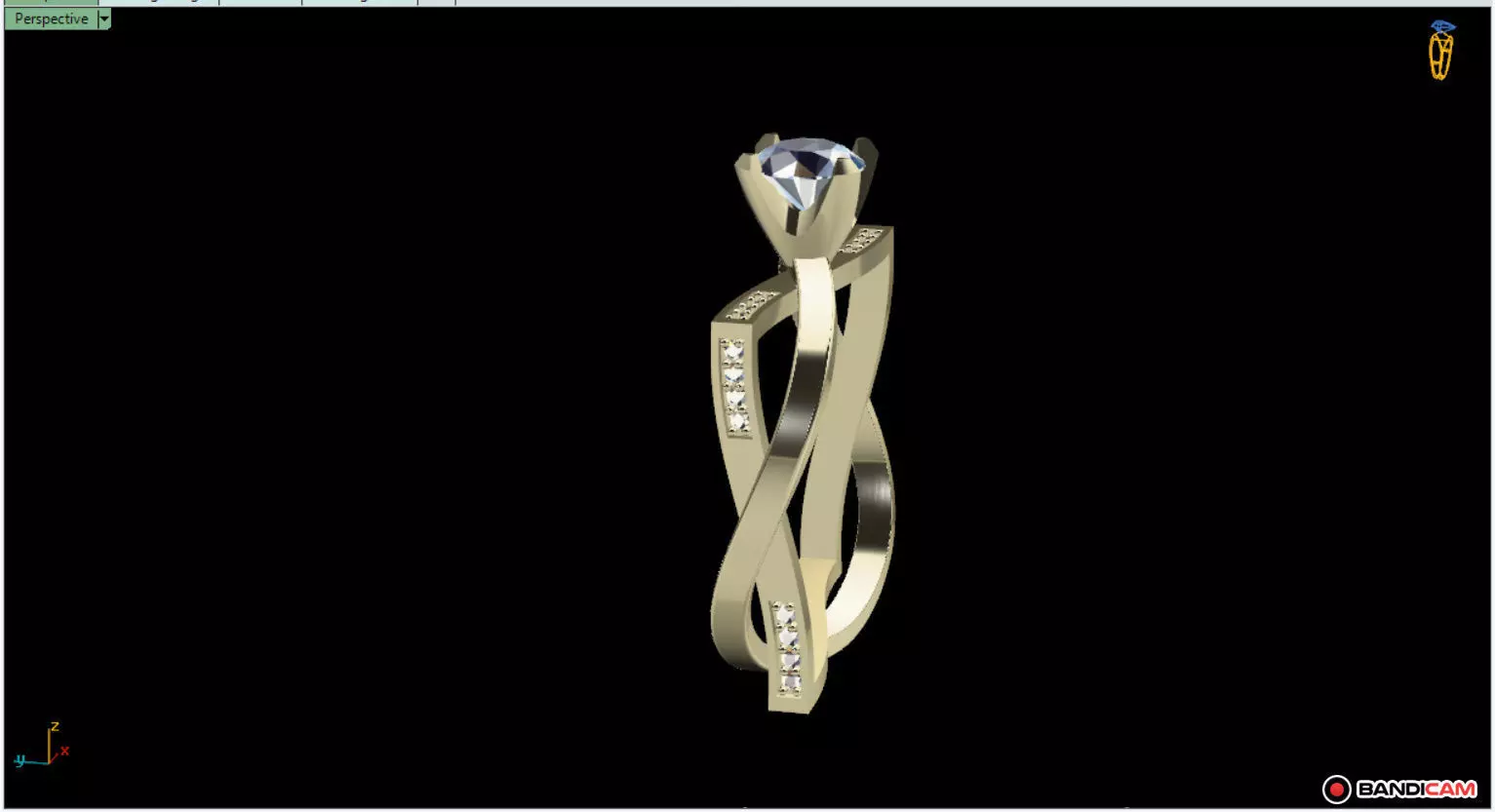 Goldsmith Rad Ring Model - Bright Star 3D model_0
