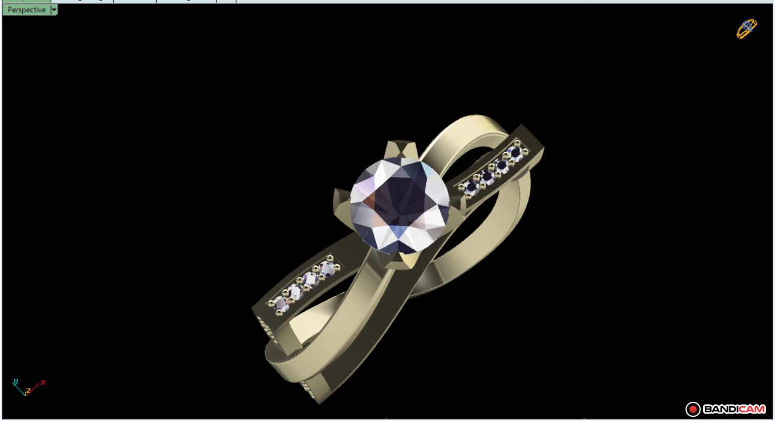 Goldsmith Rad Ring Model - Bright Star 3D model_1