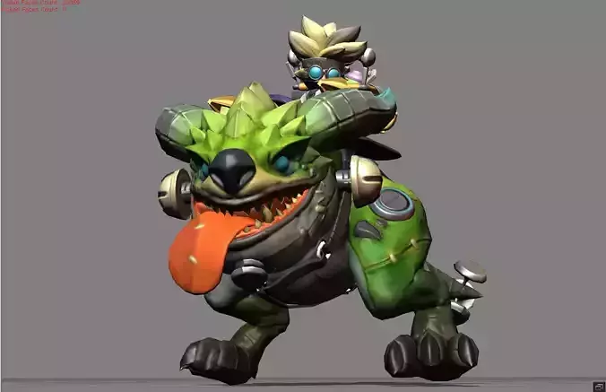 Baratstein Low-poly 3D model
