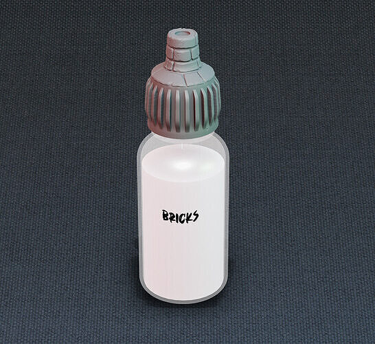 Bricks cap free sample test Free 3D print model