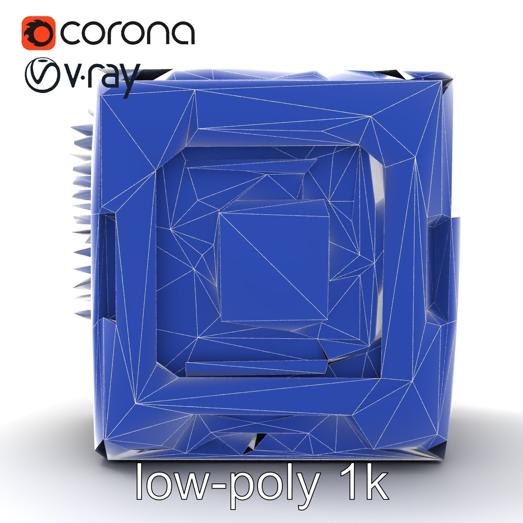 High-Performance CPU with Transparent Casing model pack Low-poly 3D model_17