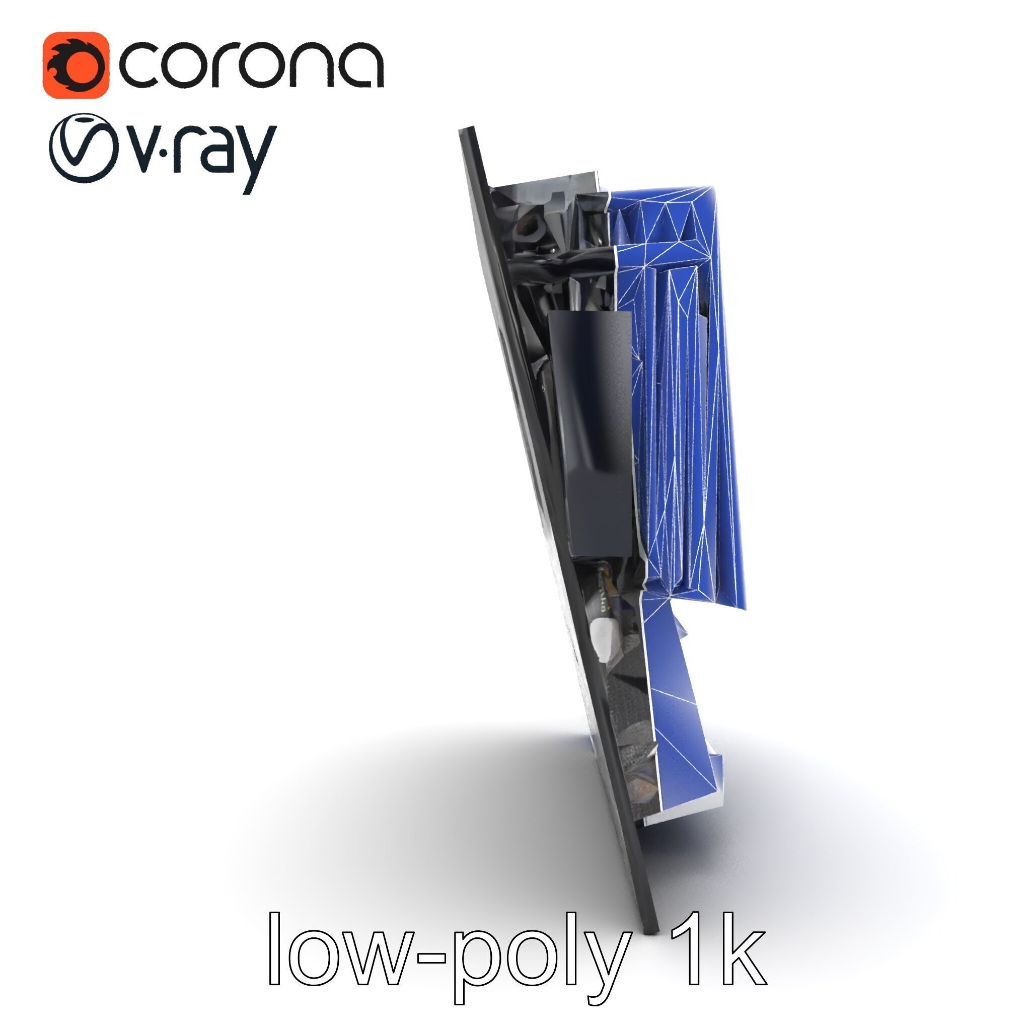 Mainstream ATX Digital Camouflage RGB model pack Low-poly 3D model_30