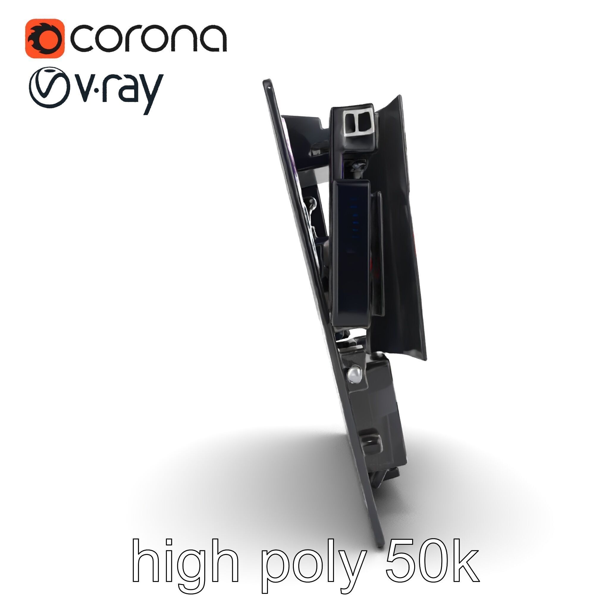 Mainstream ATX Digital Camouflage RGB model pack Low-poly 3D model_22