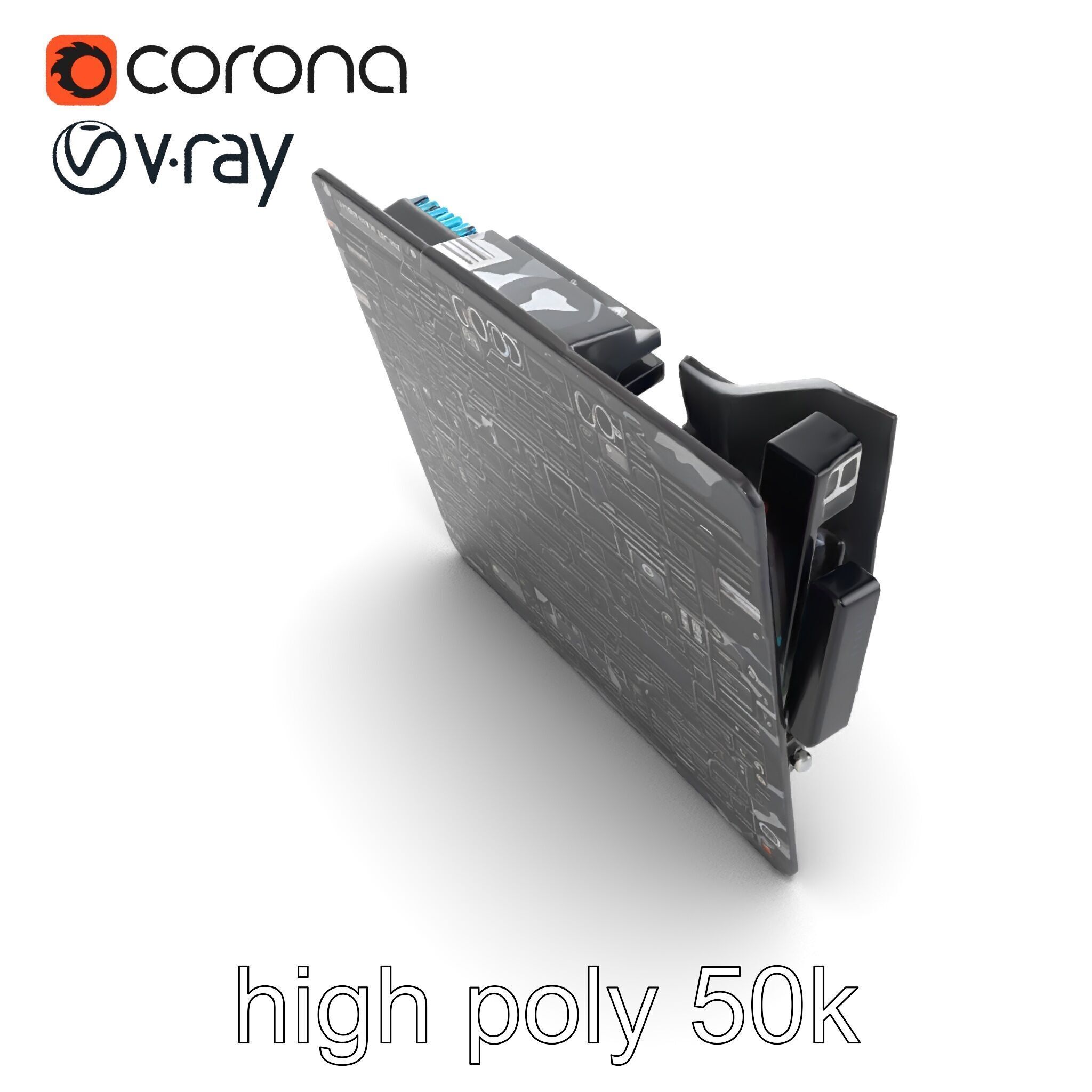 Mainstream ATX Digital Camouflage RGB model pack Low-poly 3D model_27