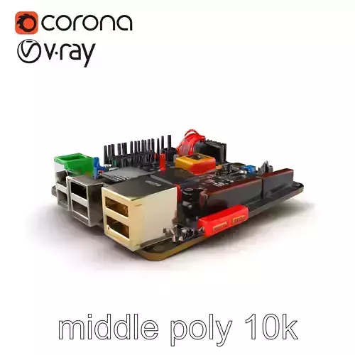 Educational Motherboard Kit 3D model pack