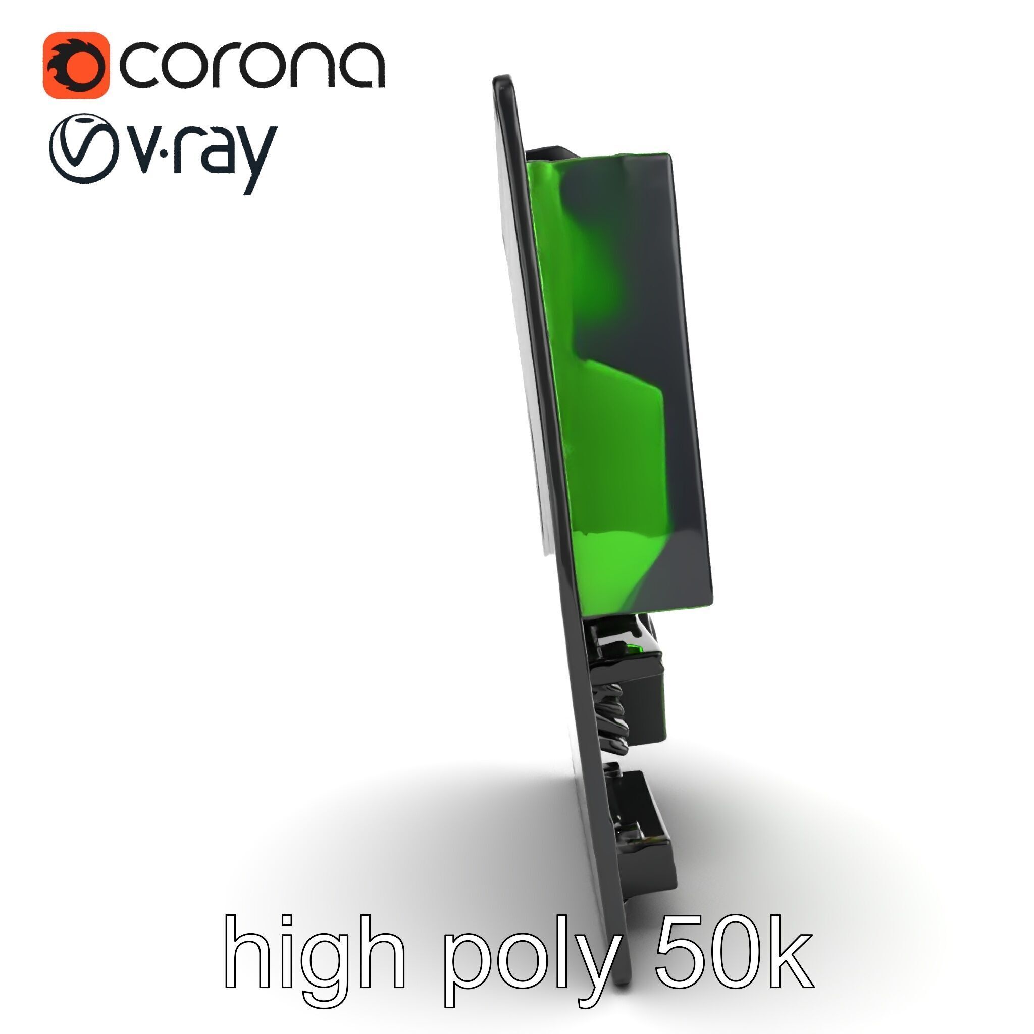 E-sports Optimized Gaming Motherboard Model Pack Low-poly 3D model_15