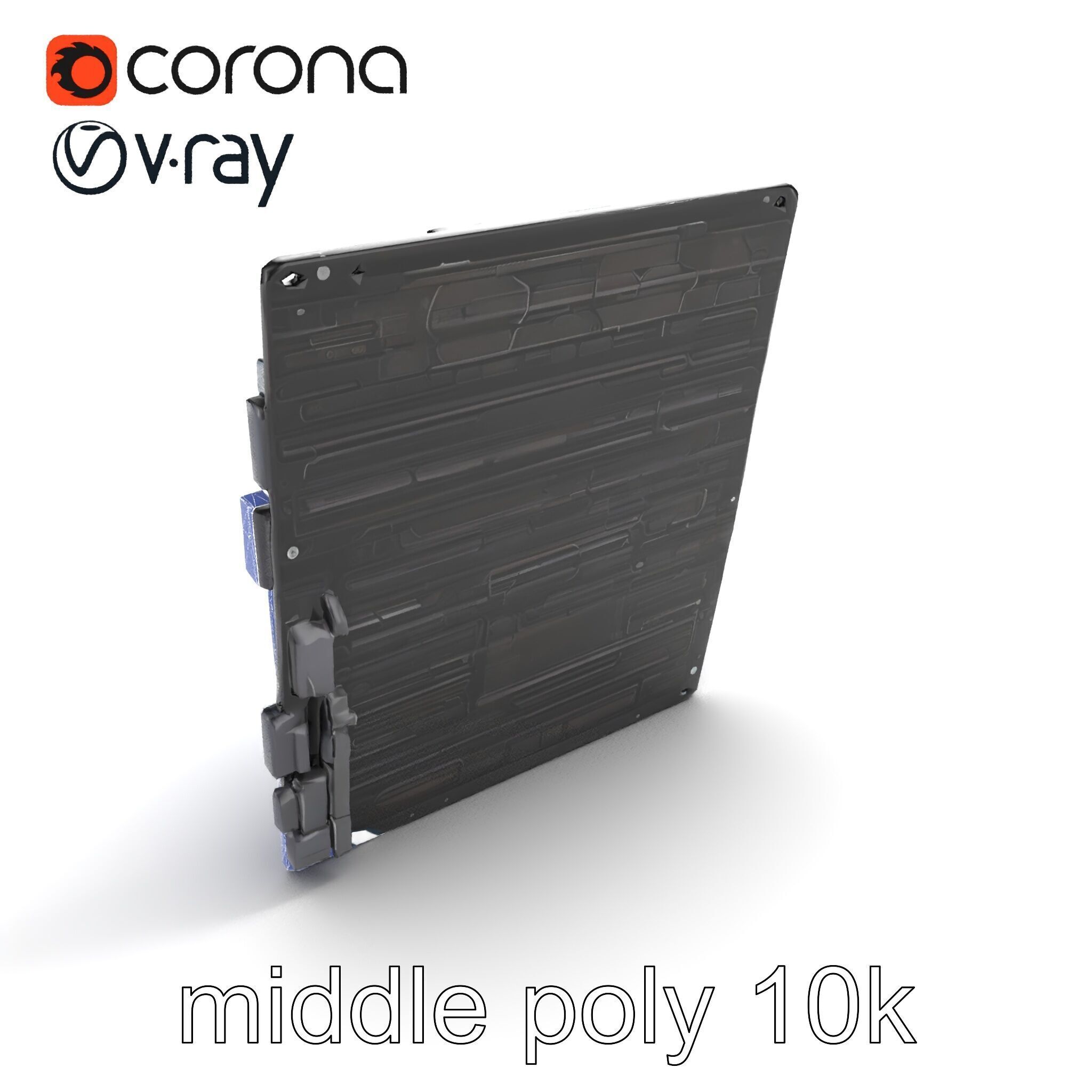 E-sports Optimized Gaming Motherboard Model Pack Low-poly 3D model_11