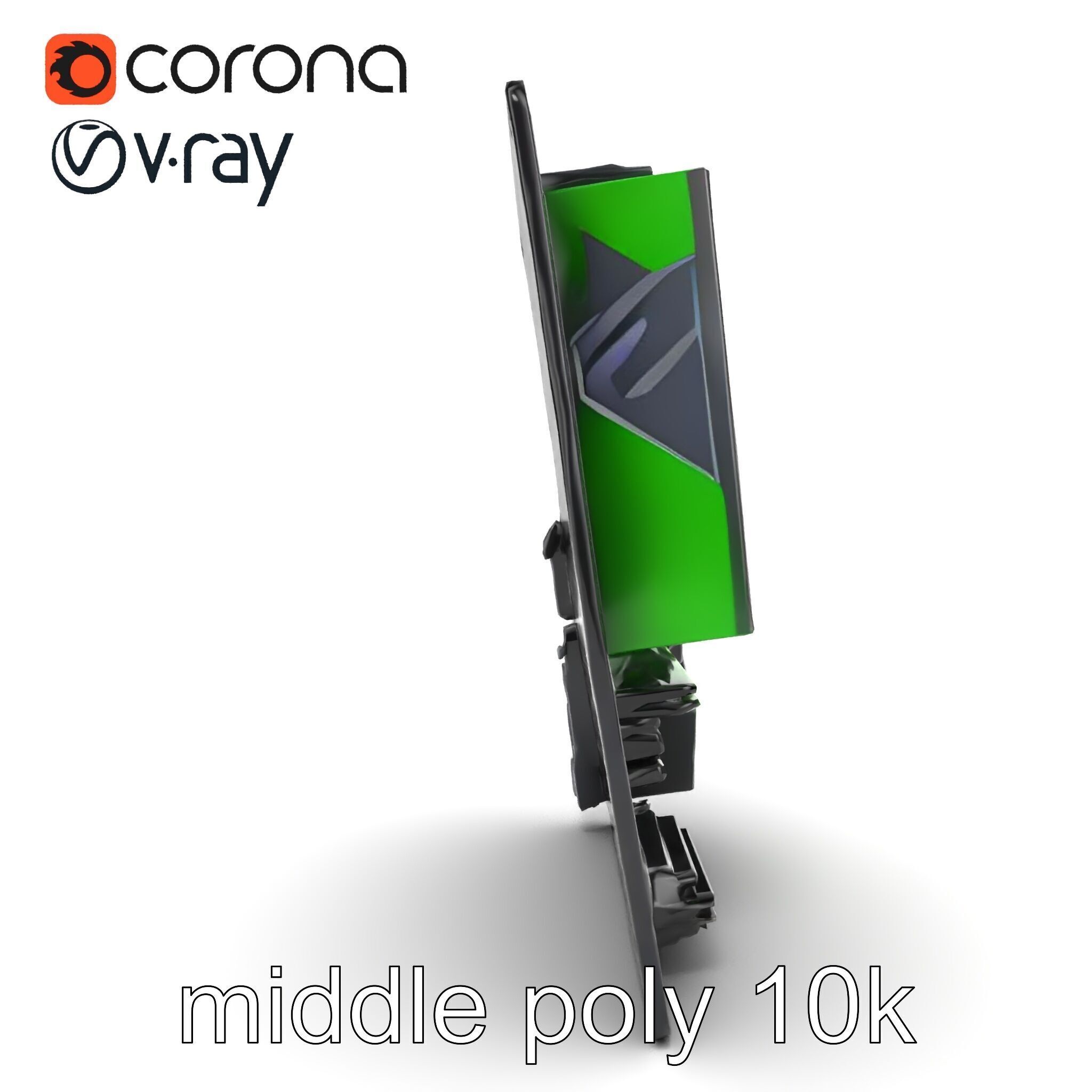 E-sports Optimized Gaming Motherboard Model Pack Low-poly 3D model_17