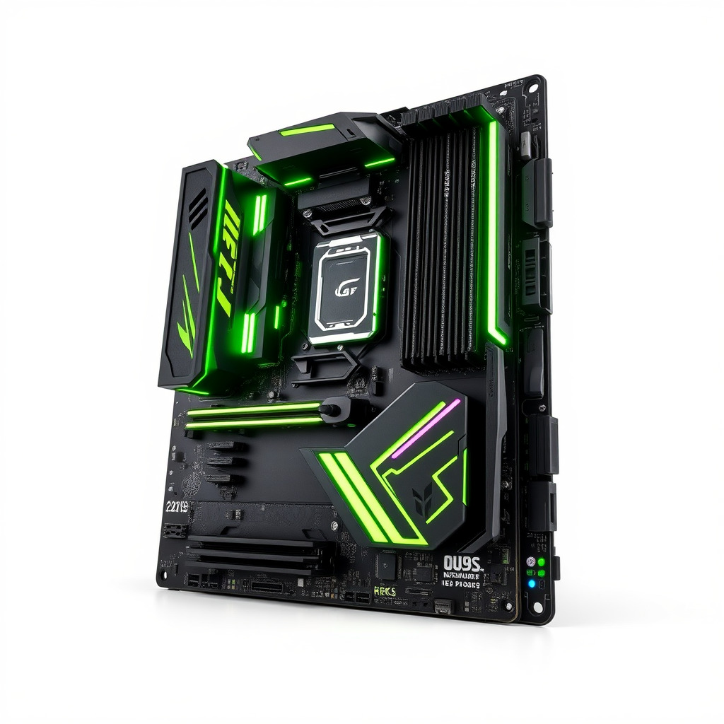E-sports Optimized Gaming Motherboard Model Pack Low-poly 3D model_4