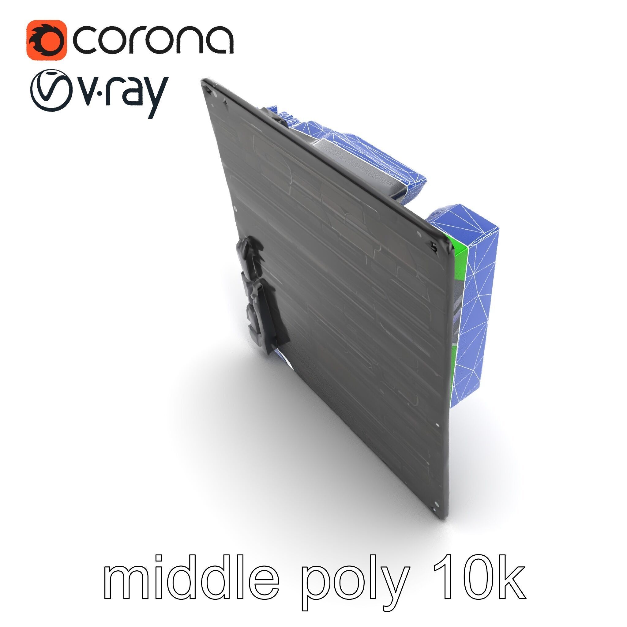 E-sports Optimized Gaming Motherboard Model Pack Low-poly 3D model_18