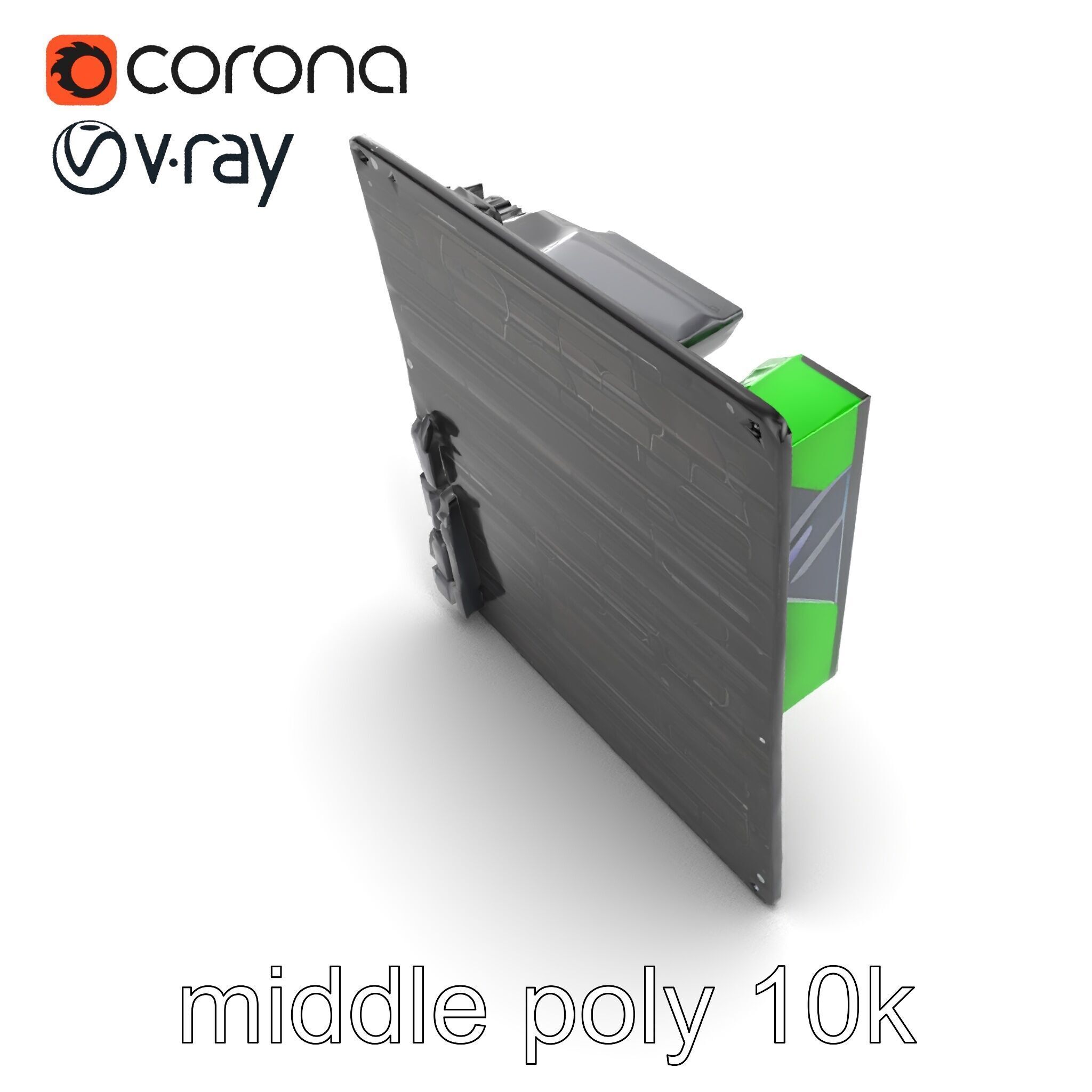 E-sports Optimized Gaming Motherboard Model Pack Low-poly 3D model_13