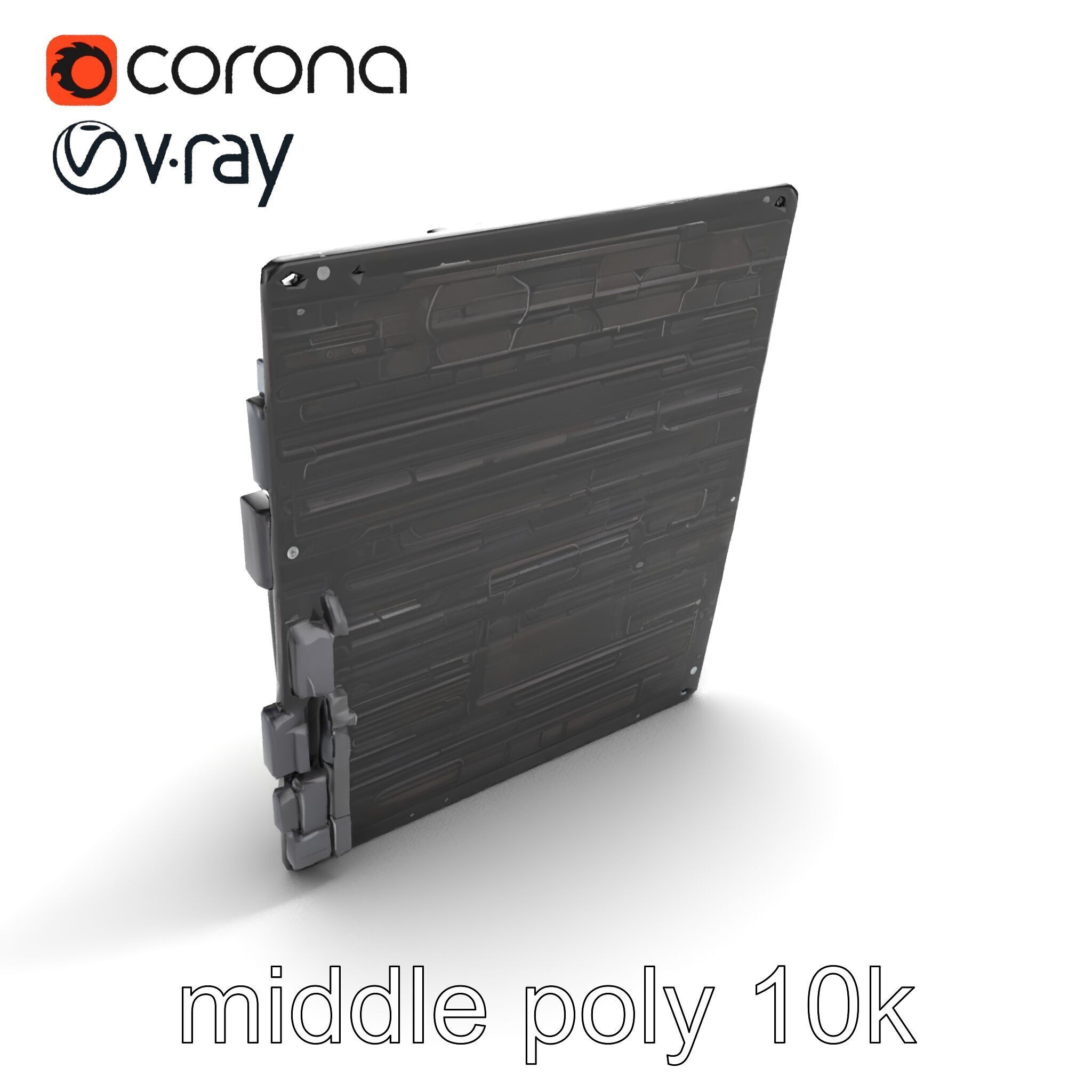 E-sports Optimized Gaming Motherboard Model Pack Low-poly 3D model_8