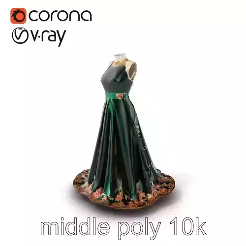 Regal Evening Dress Mannequin Model Pack