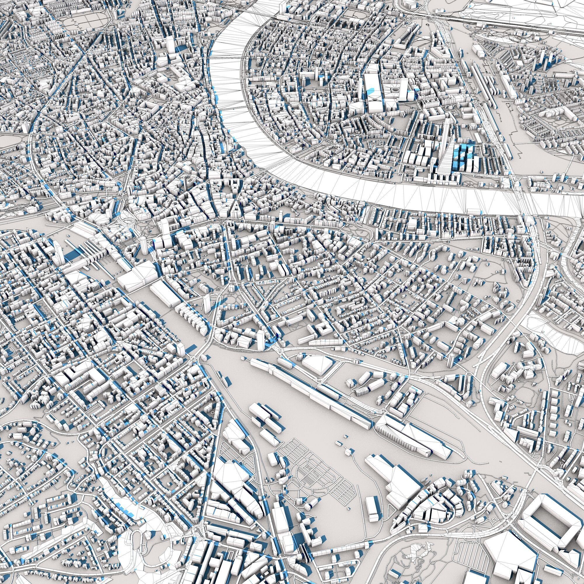 Basel City Switzerland 3D model_10