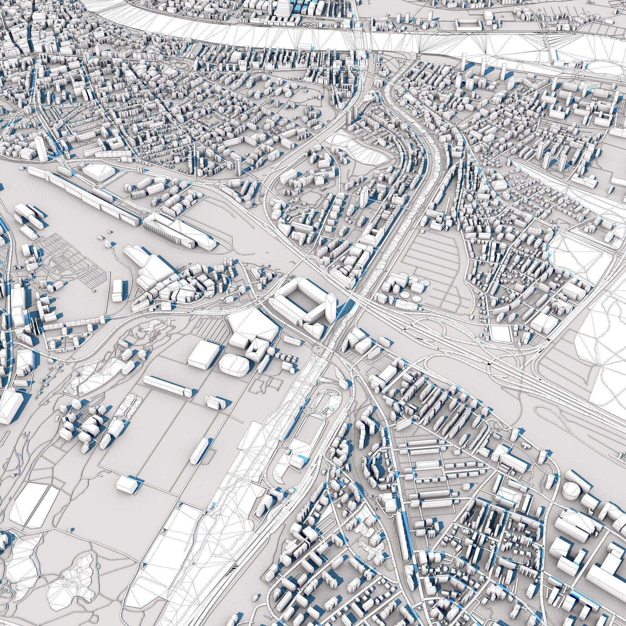 Basel City Switzerland 3D model_11