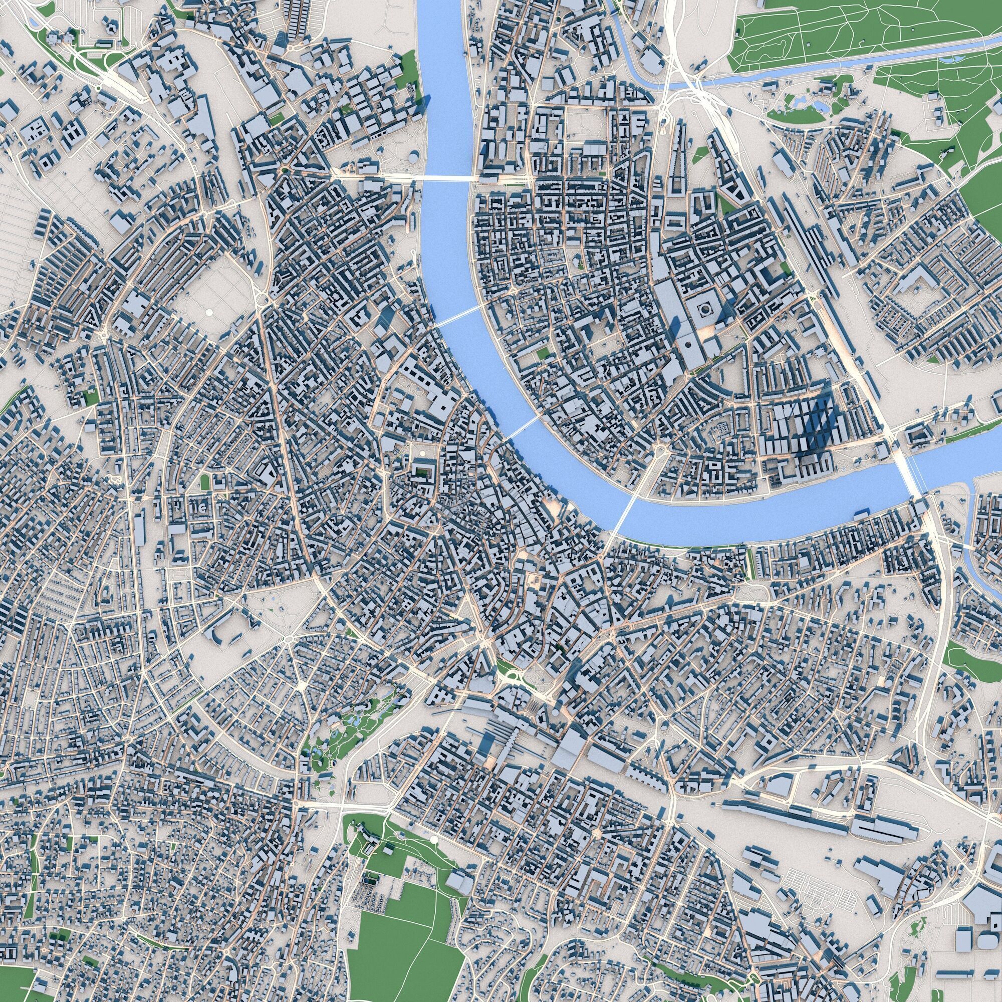 Basel City Switzerland 3D model_2