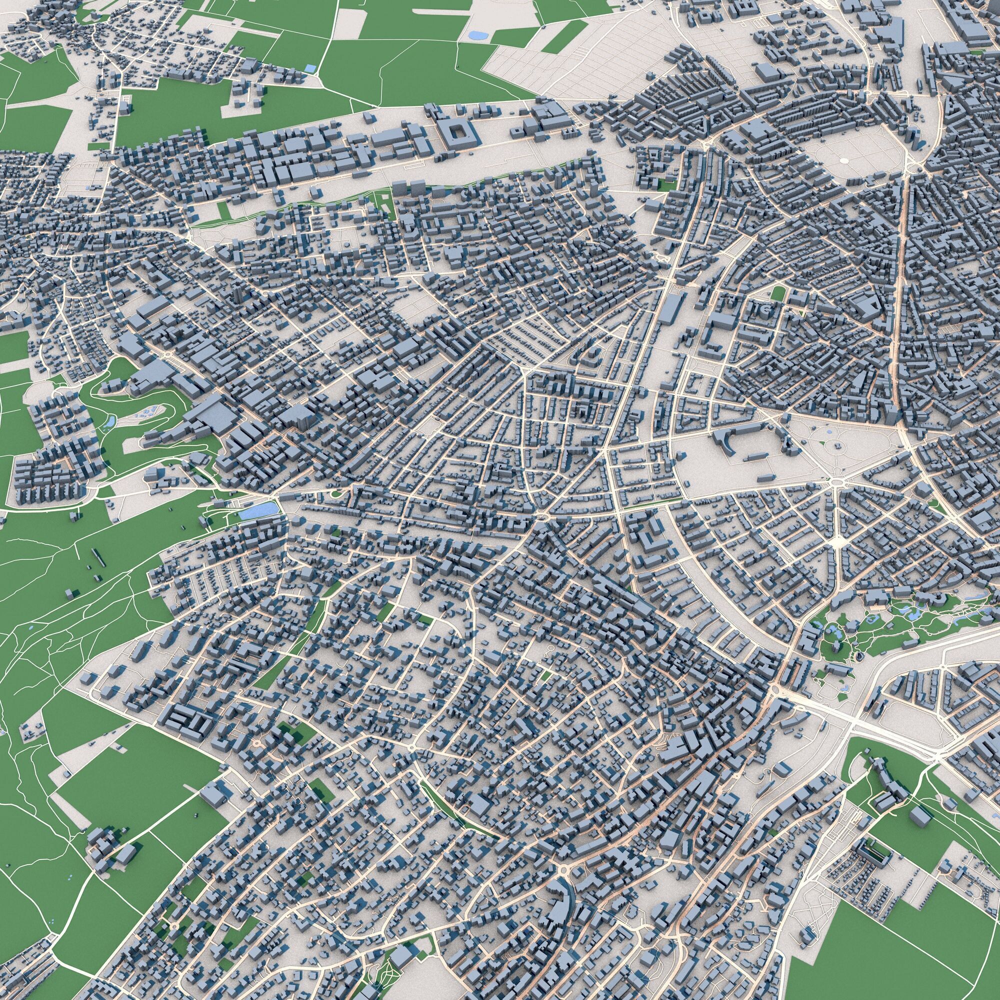 Basel City Switzerland 3D model_6