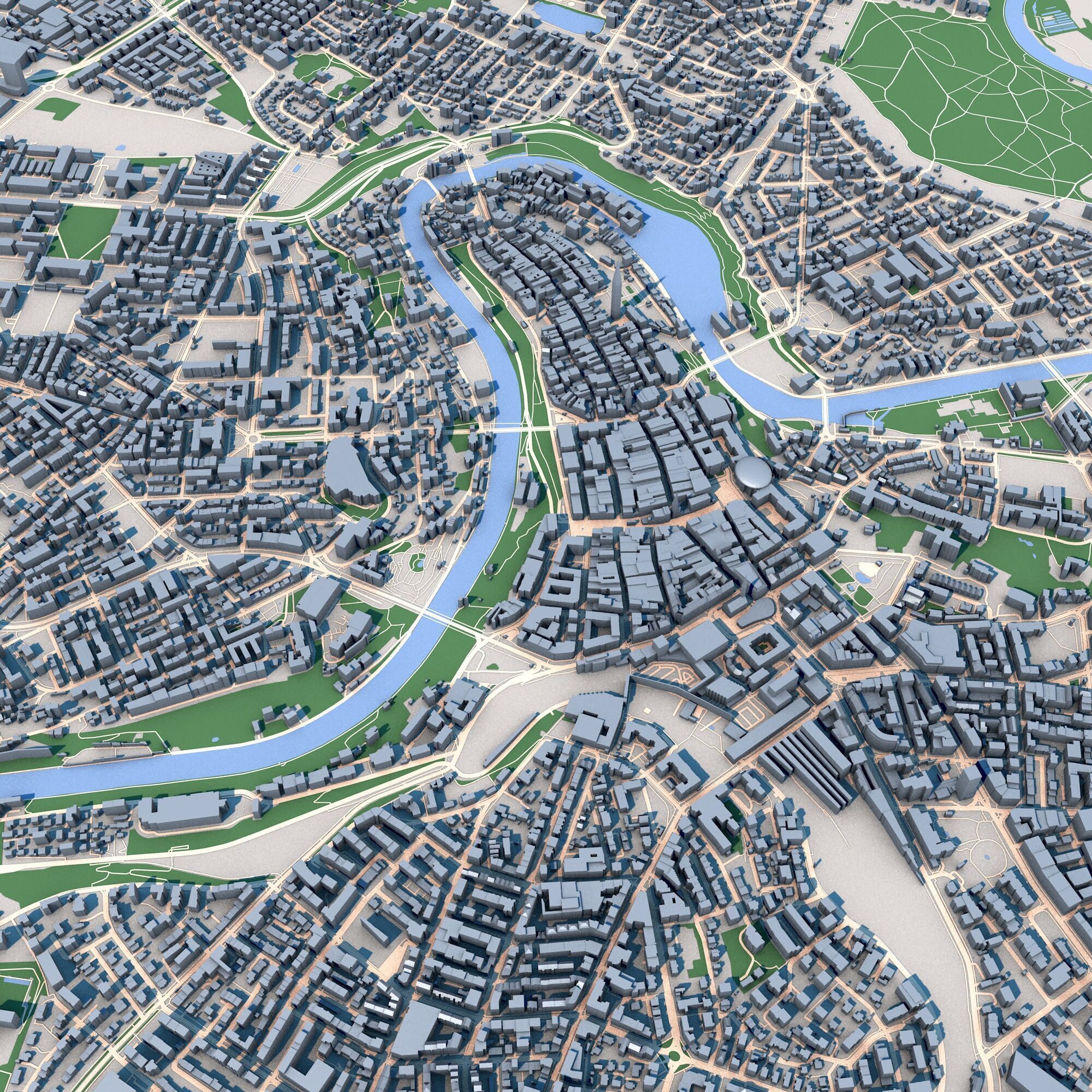 Bern City Switzerland 3D model_10