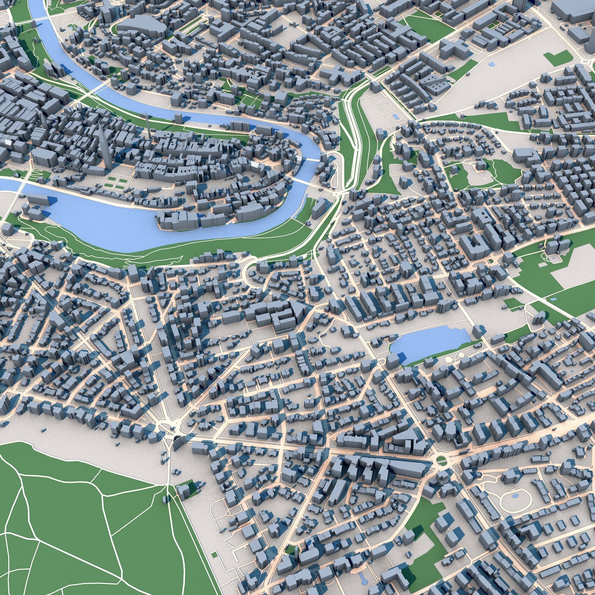 Bern City Switzerland 3D model_5
