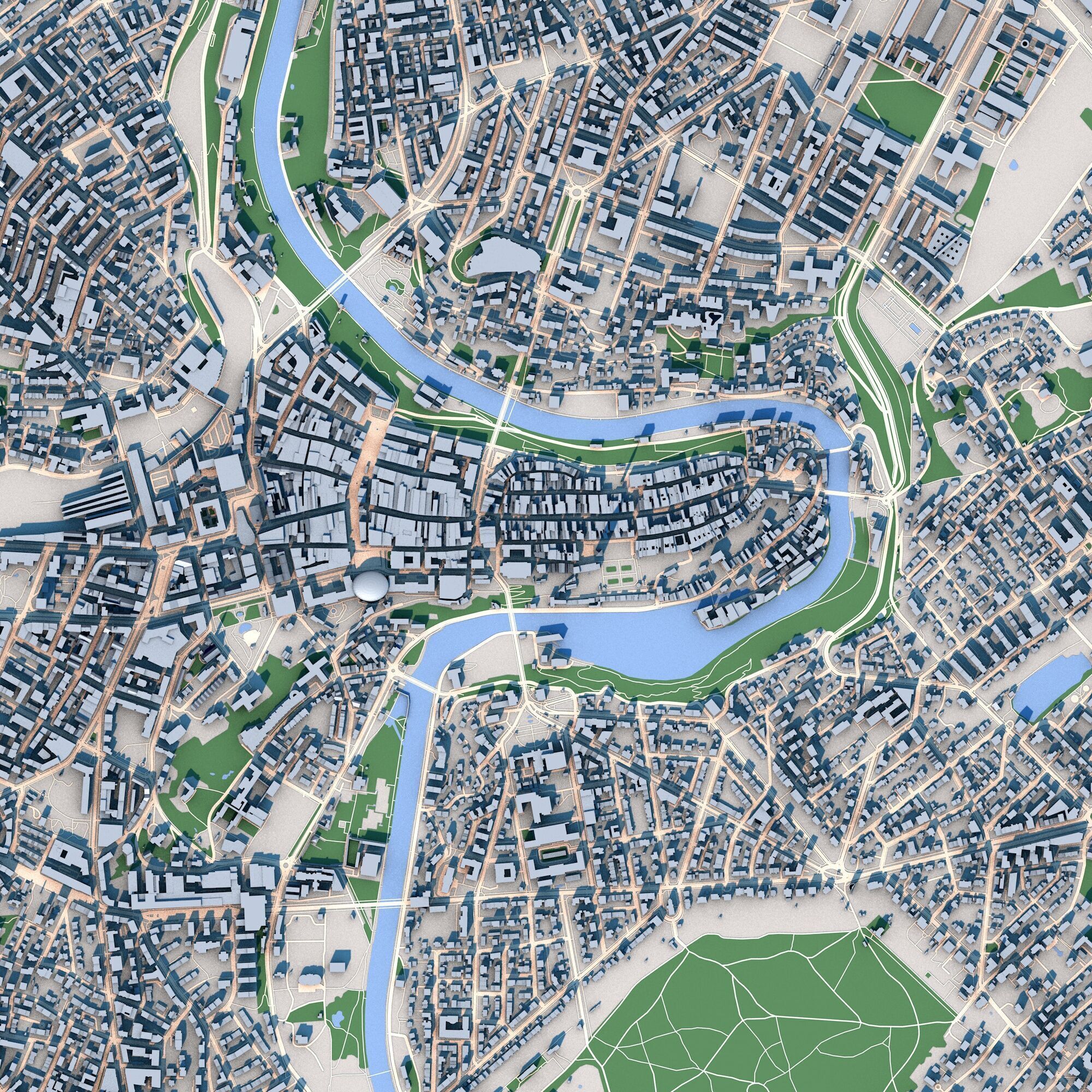 Bern City Switzerland 3D model_3
