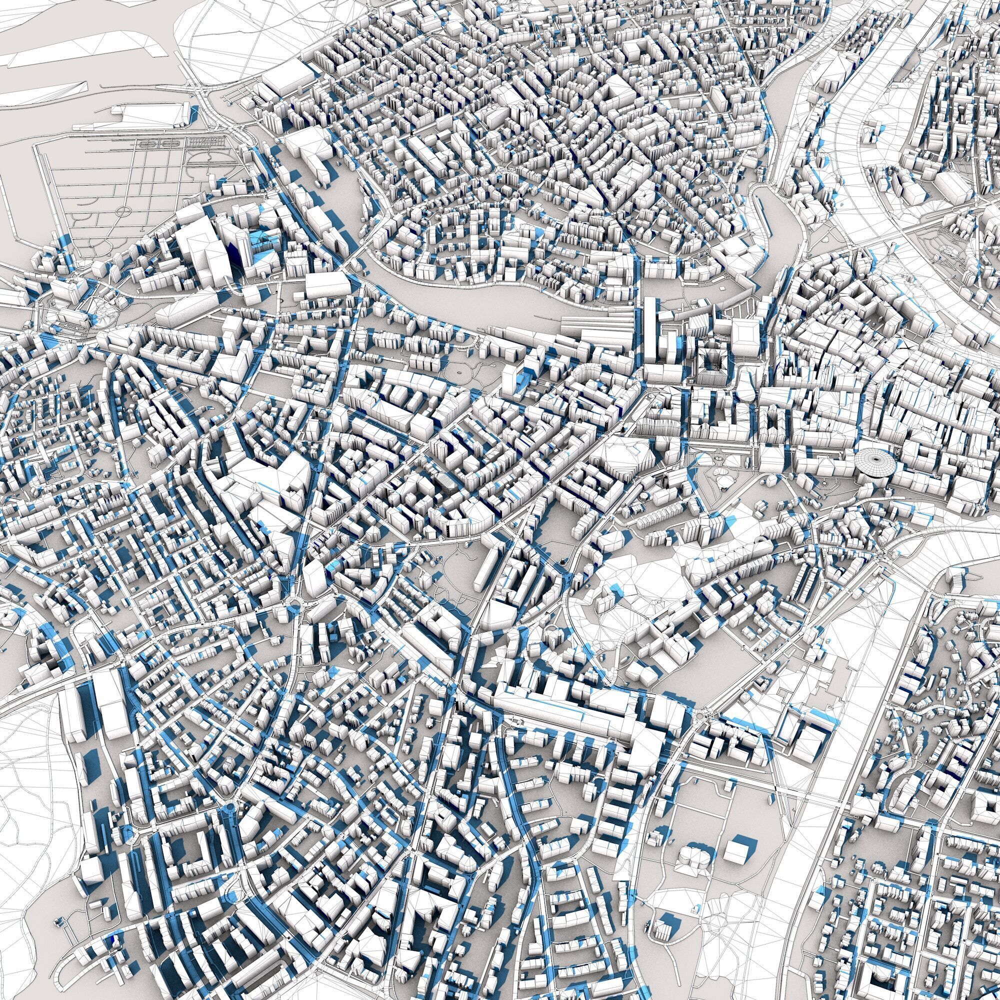 Bern City Switzerland 3D model_12