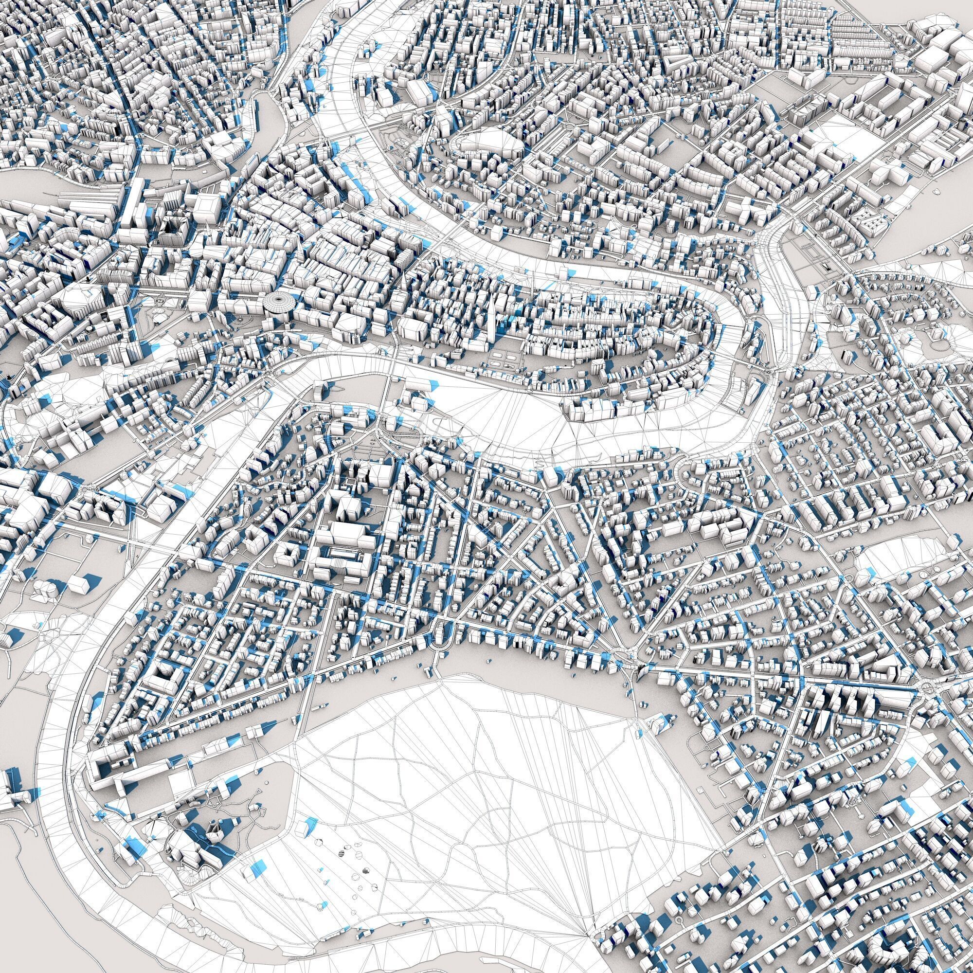 Bern City Switzerland 3D model_11