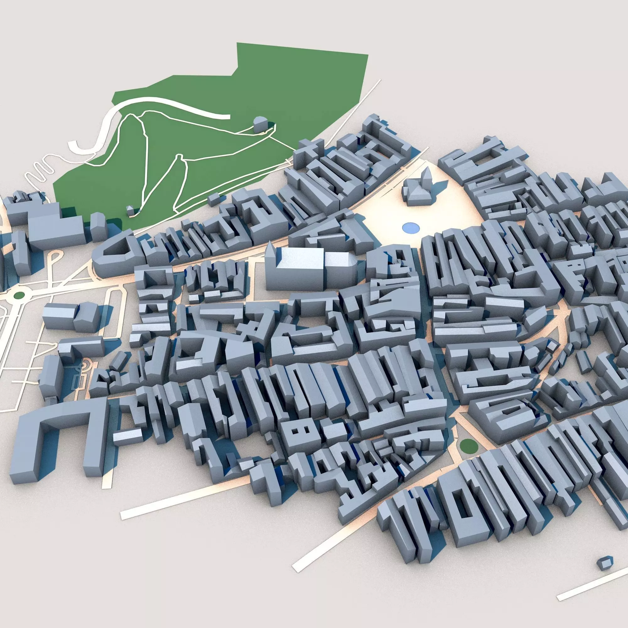 Black Church Brasov Romania 3D model_0