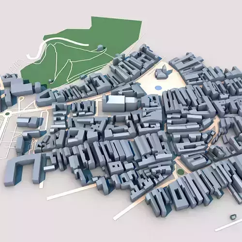 Black Church Brasov Romania 3D model