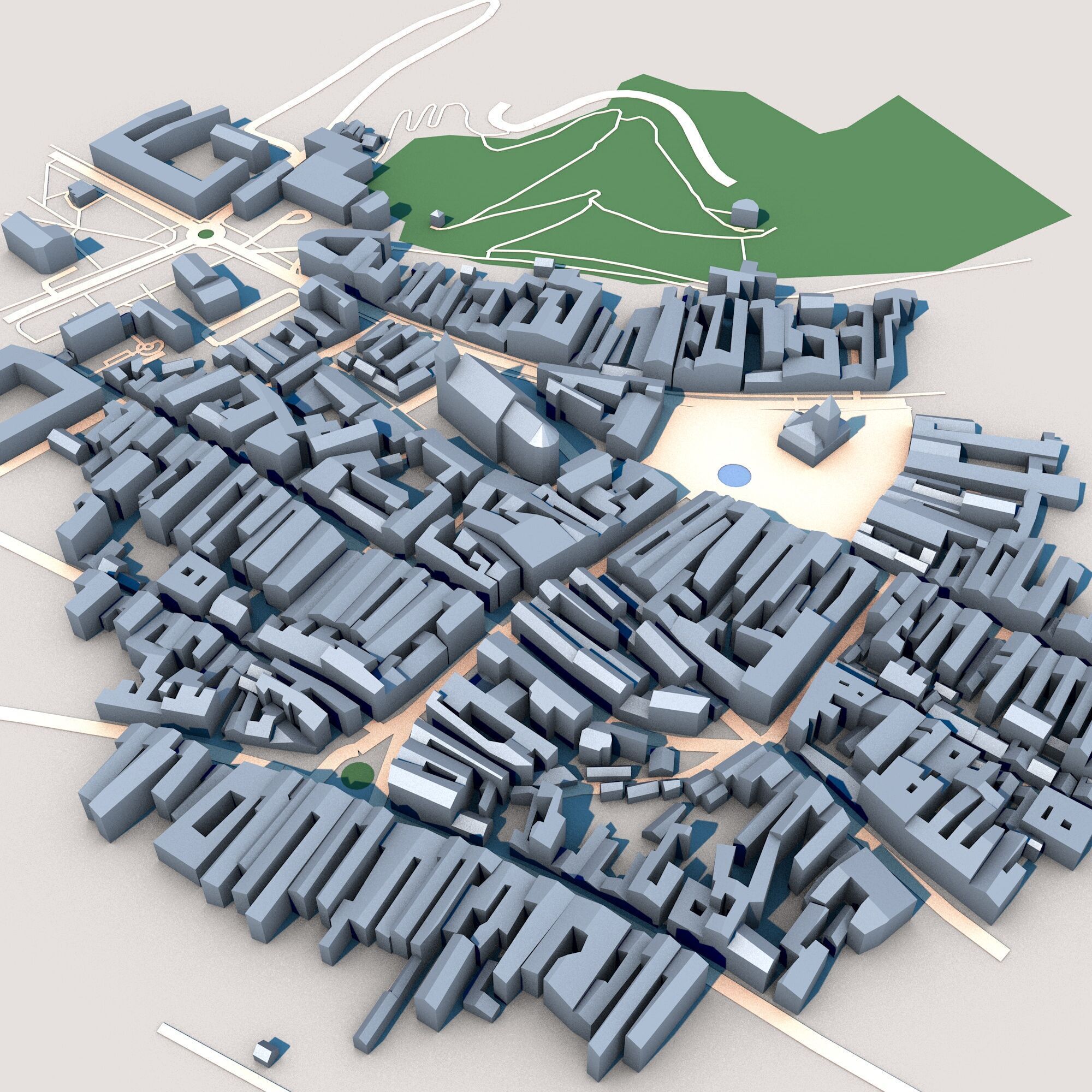 Black Church Brasov Romania 3D model_3