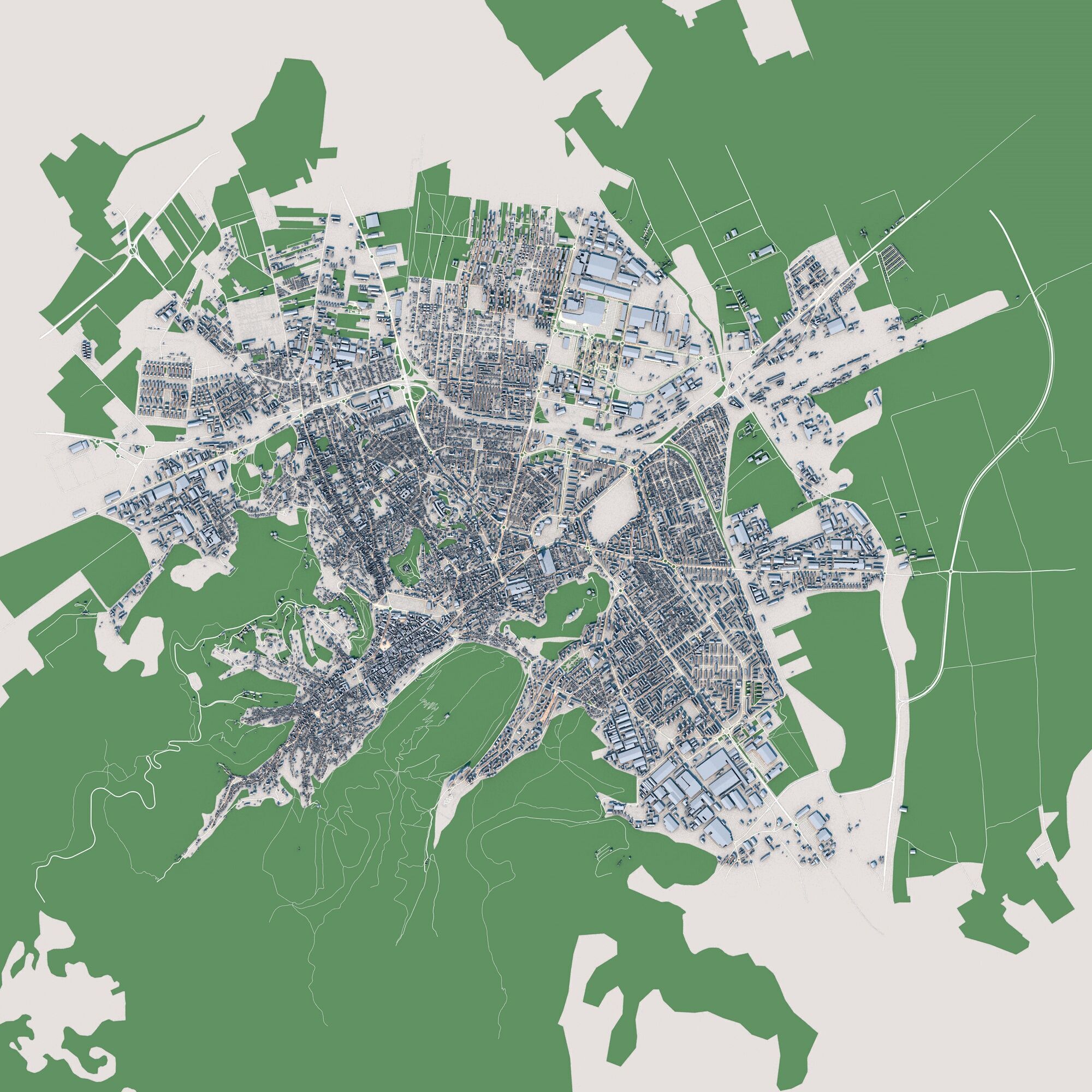 Brasov Romania 3D model_2