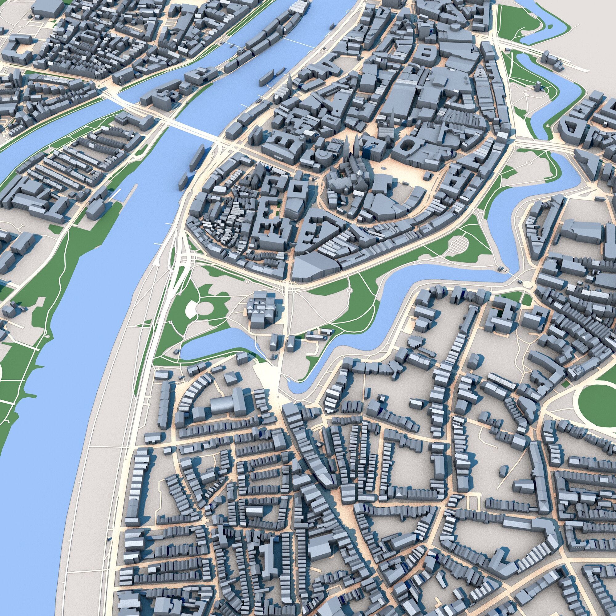 Bremen Cathedral Germany 3D model_3