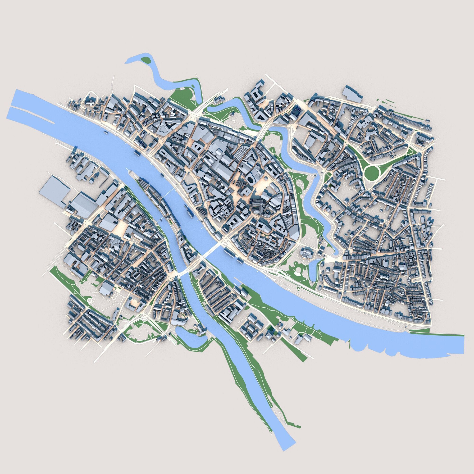 Bremen Cathedral Germany 3D model_1