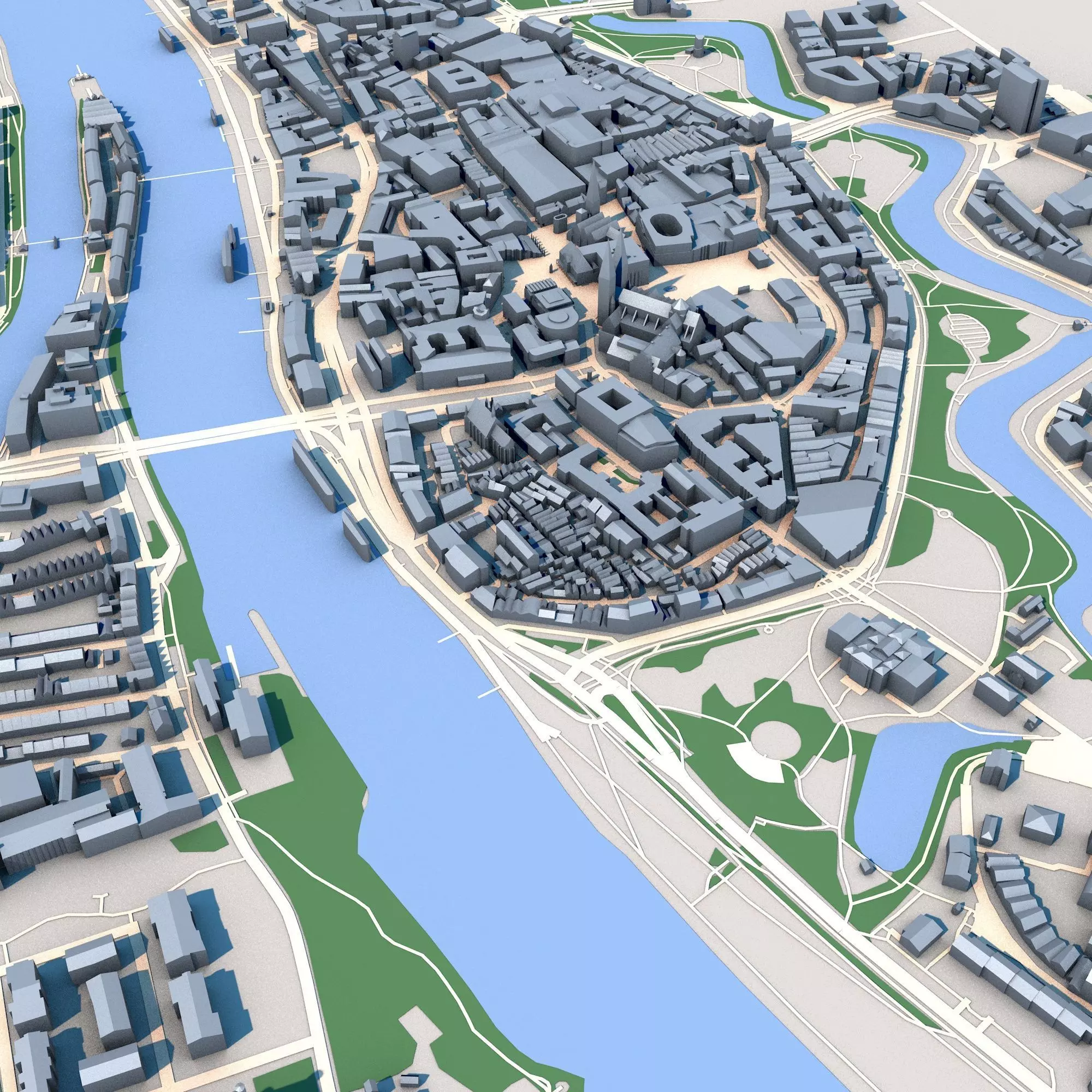 Bremen Cathedral Germany 3D model_0