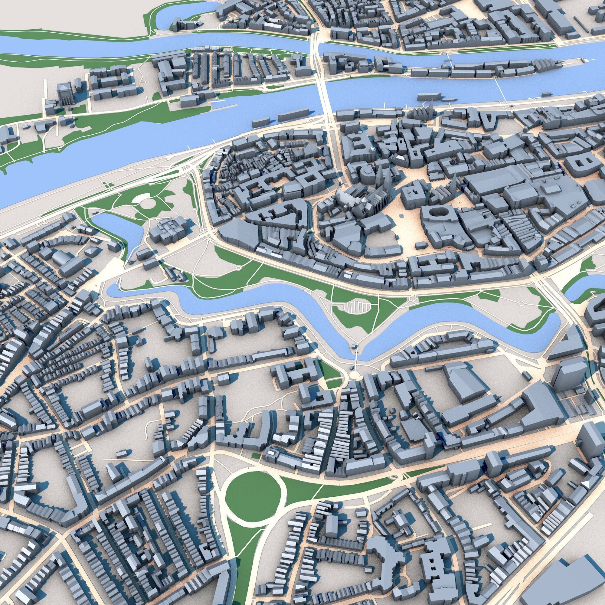 Bremen Cathedral Germany 3D model_4